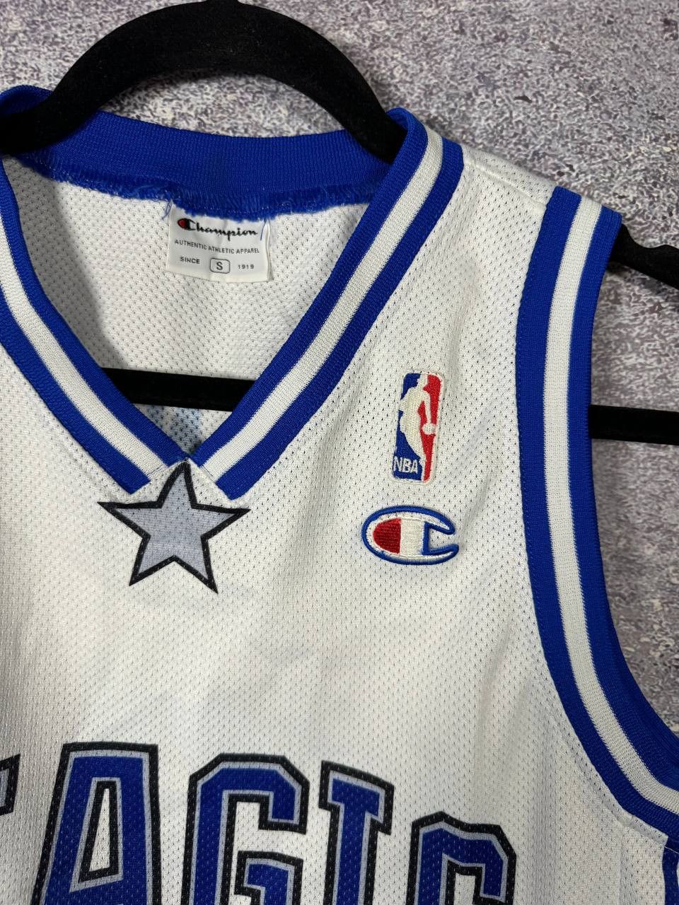 Champion × NBA × Vintage FRANCIS 90's NBA MAGIC #3 Champion Jersey Blokcore Small Size US S / EU 44-46 / 1 - 10 Thumbnail