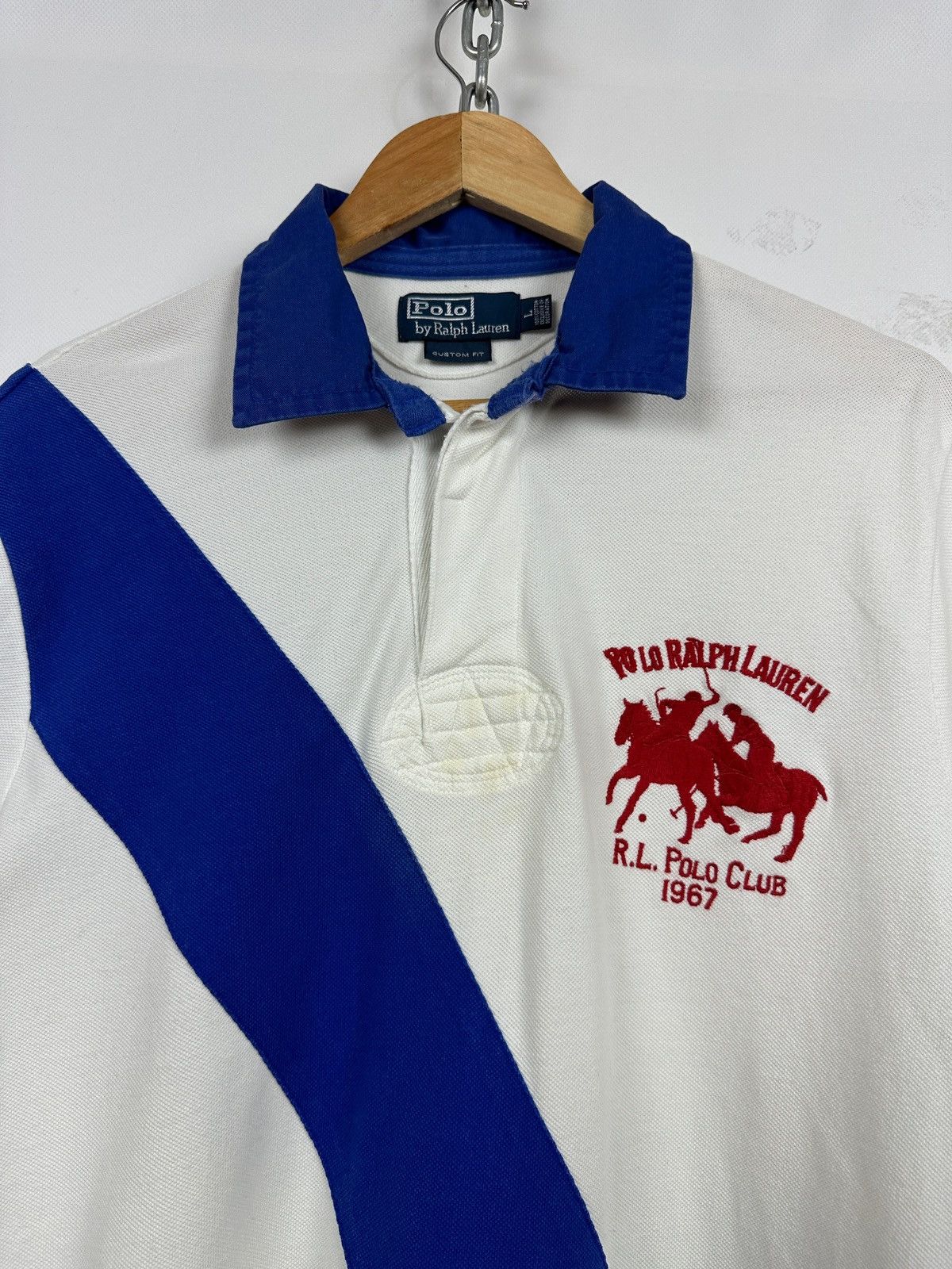 Polo Ralph Lauren Vintage Polo Ralph Lauren #2 Striped Y2K Chief Keef Size US L / EU 52-54 / 3 - 7 Thumbnail