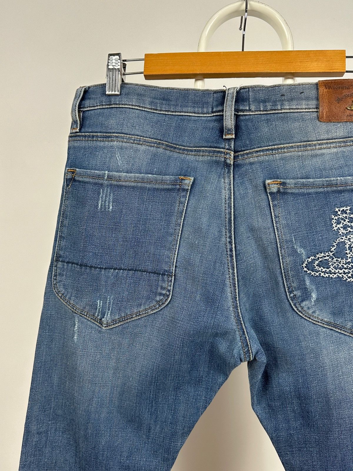 Vivienne Westwood Vivienne Westwood Anglomania Light Blue Denim Jeans Pants Size US 30 / EU 46 - 5 Thumbnail