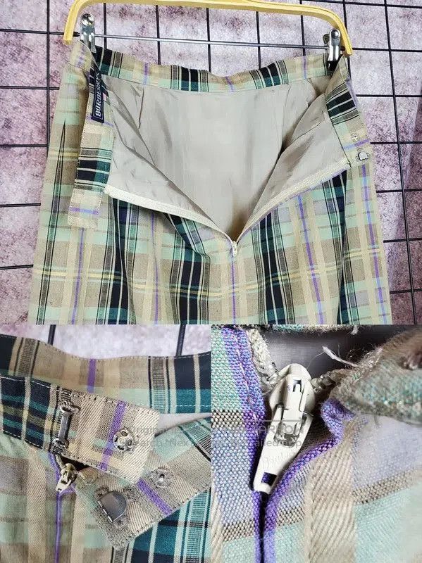 Burberry Burberry Beige Checkered Long Sleeve Cardigan. Size M / US 6-8 / IT 42-44 - 8 Thumbnail