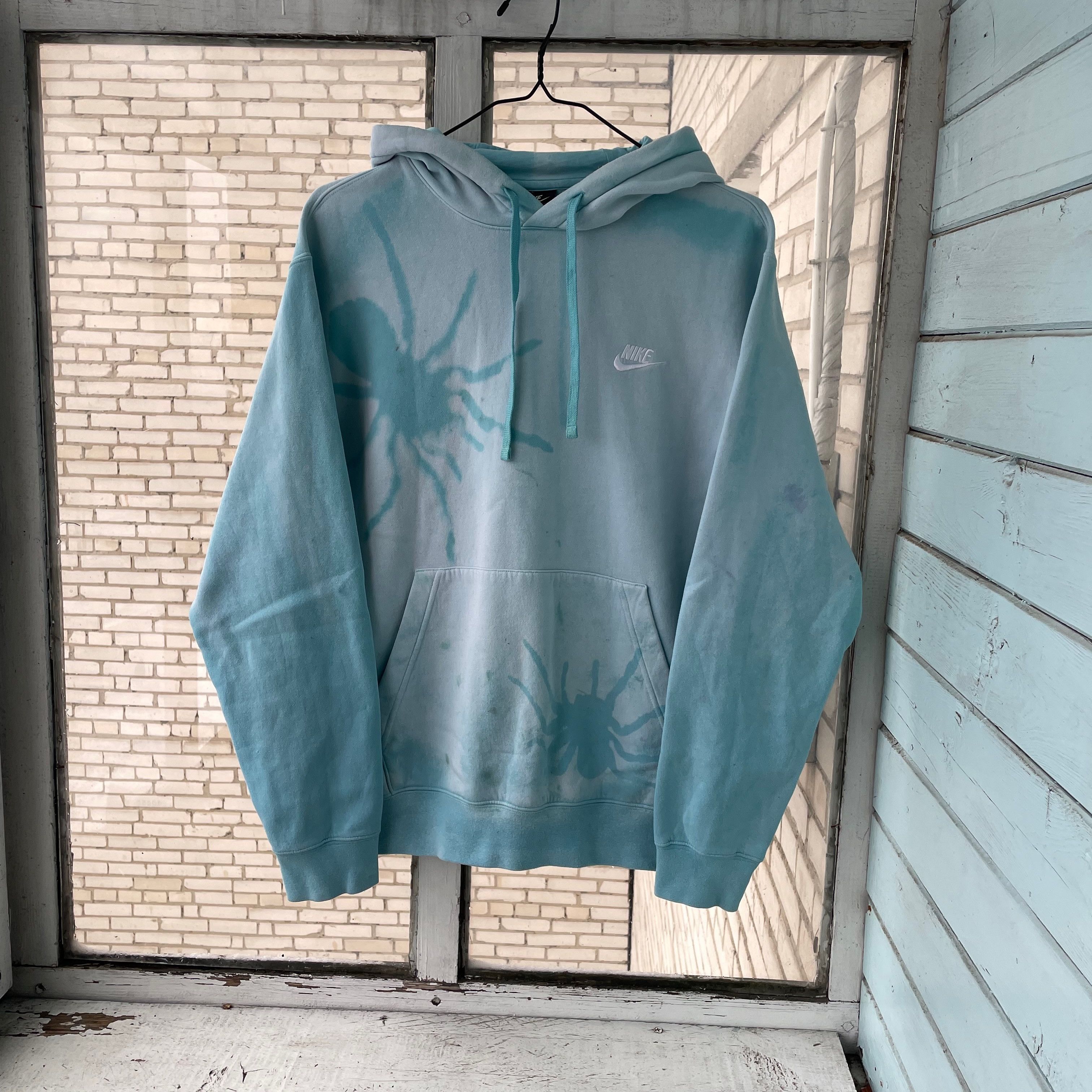 Nike Nike Custom hoodie spider faded patern bleached y2k opium Size US M / EU 48-50 / 2 - 3 Thumbnail