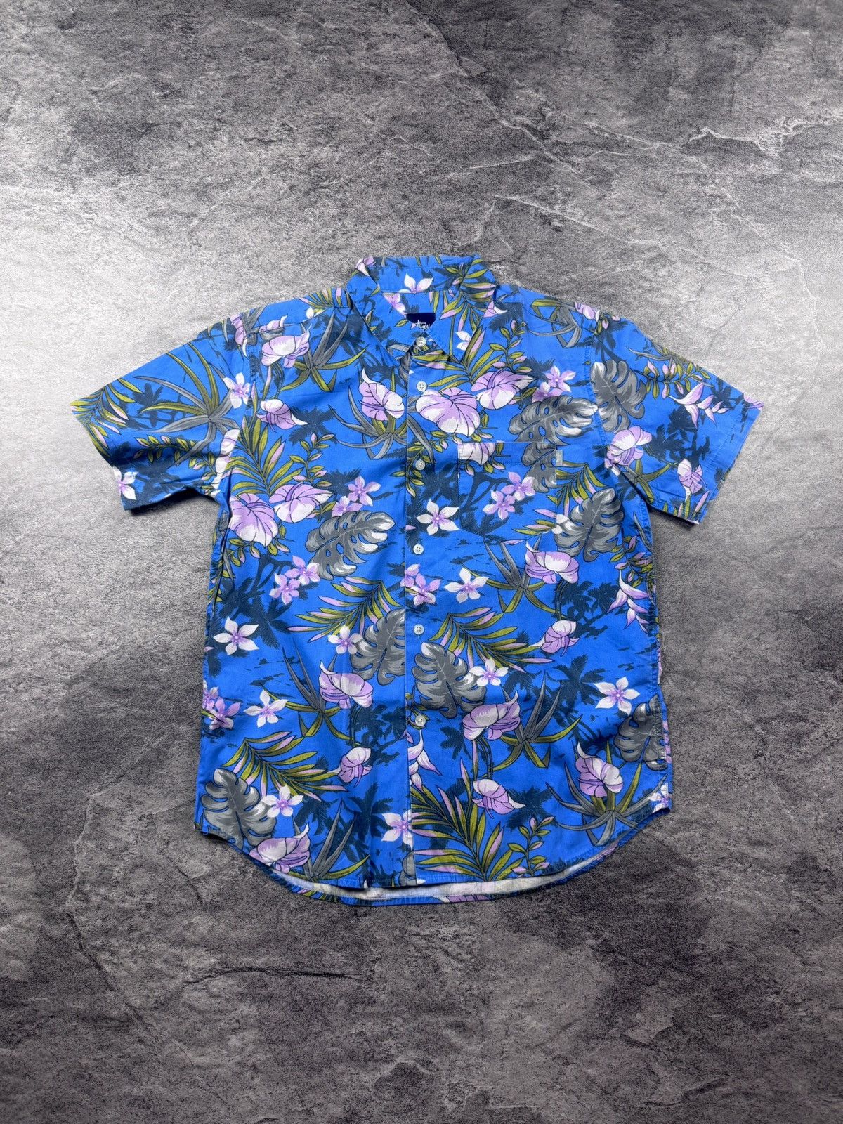 Streetwear × Stussy × Vintage Vintage Stussy Floral Hawaiian 