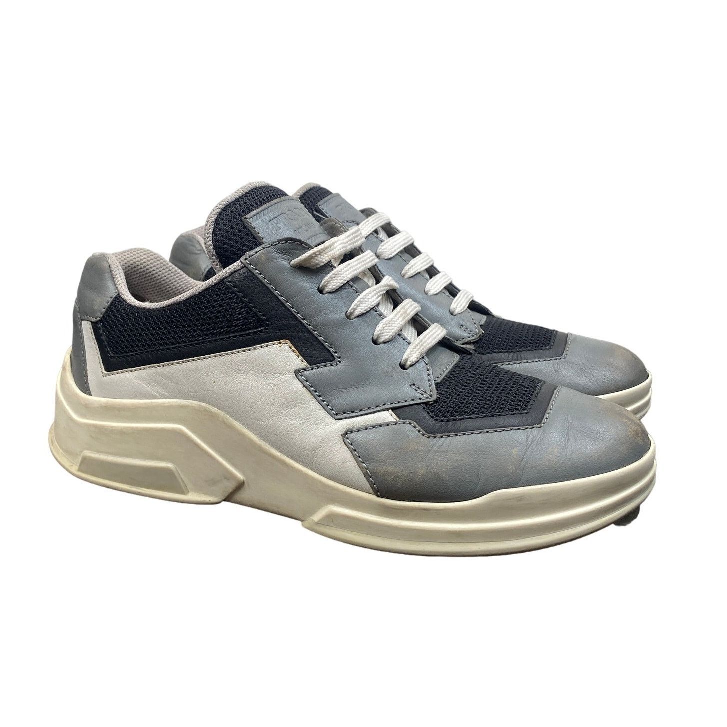 Prada Prada Polarius Leather Trainers Sneakers Shoes 36.5 US 6.5 Size US 6.5 / IT 36.5 - 1 Thumbnail