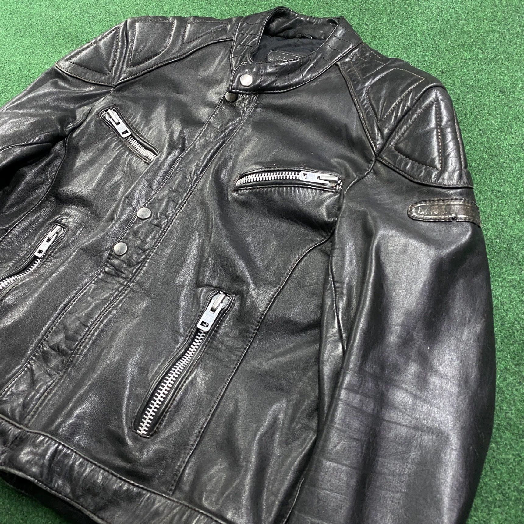 Vintage VINTAGE Hein Gericke Leather Jacket Mens M Black Motorcycle Jacket Hooded All Seasons Full Zip Casual 80s 90s USA Racing Riding Dancing? Size US M / EU 48-50 / 2 - 2 Thumbnail