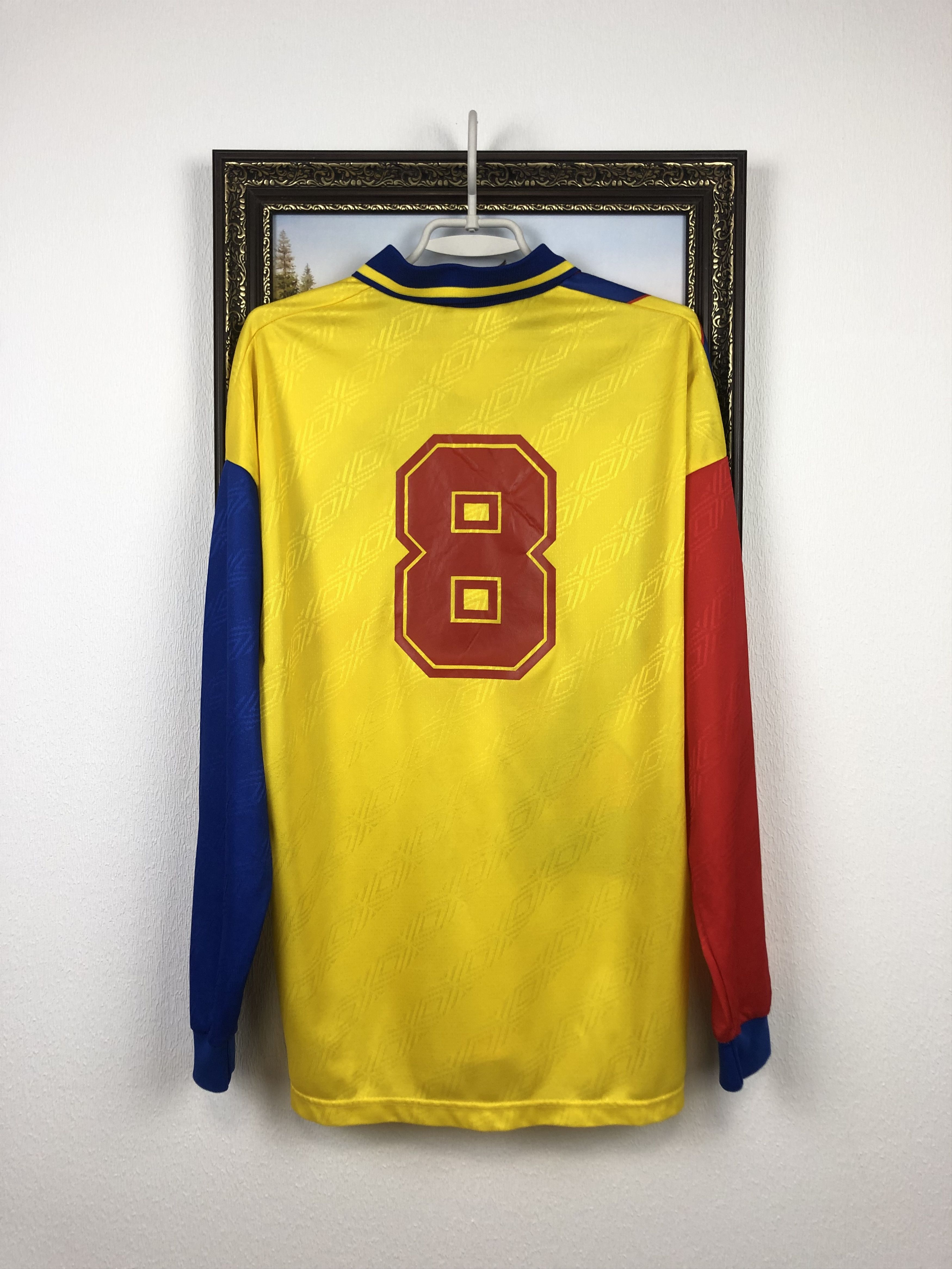 Umbro Vintage Football Template Romania Shirt Long Sleeve Rare Size US L / EU 52-54 / 3 - 8 Thumbnail