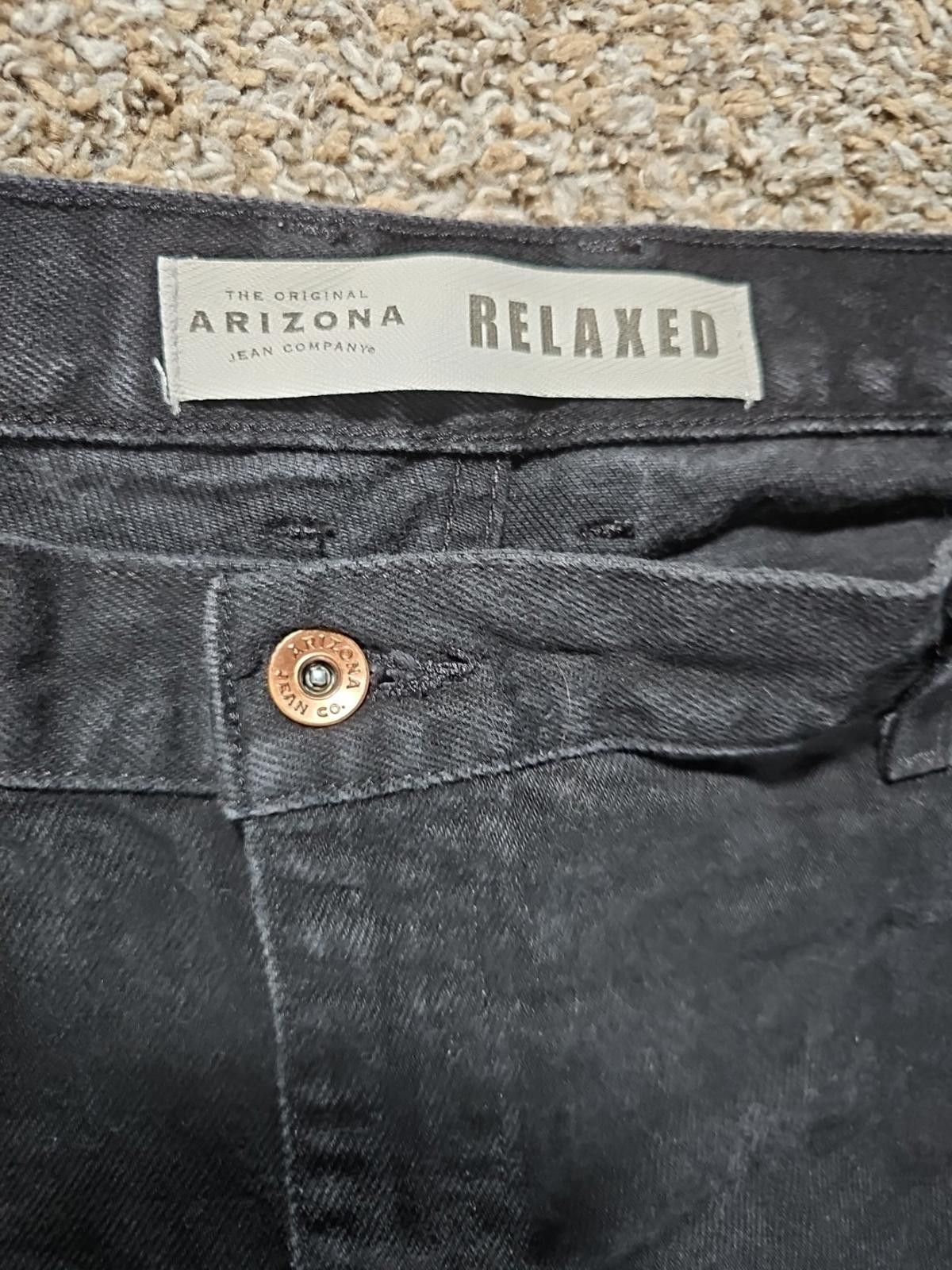 Arizona Jean Co. Arizona Jeans Relaxed Fit Black 42x34 Size US 42 / EU 58 - 4 Thumbnail