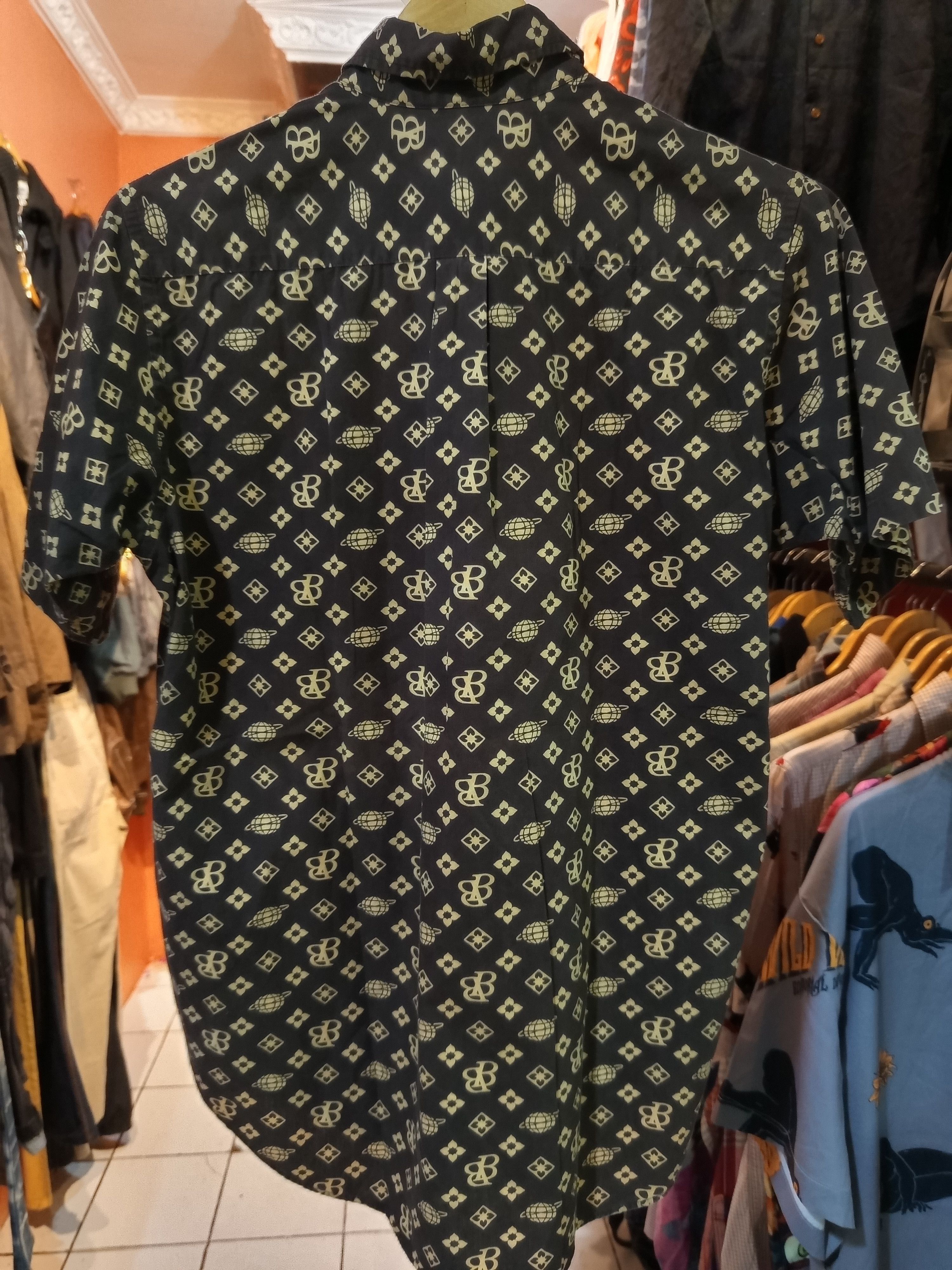 Beams Plus Beams Boy Monogram Print Short Sleeve Shirt Size US M / EU 48-50 / 2 - 5 Thumbnail