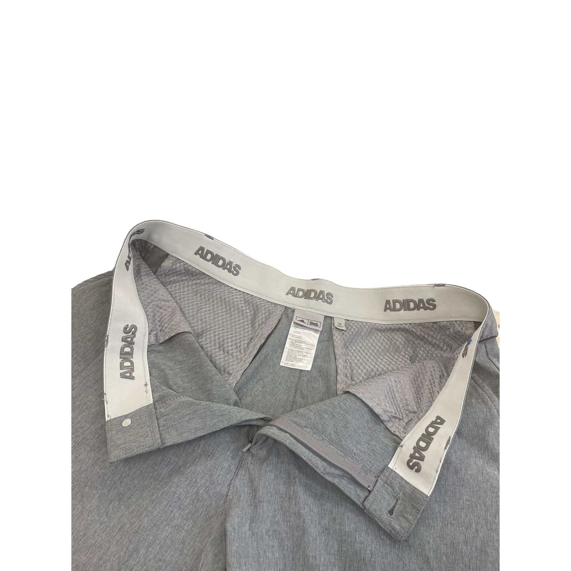 Adidas Adidas Mens Gray Performance Golf Casual Shorts Size 36 SKU Size US 36 / EU 52 - 8 Thumbnail