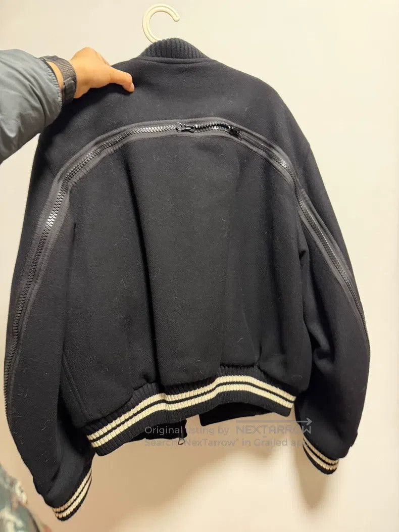 Dries Van Noten Dries Van Noten Black Wool Back-zip Jacket Size US M / EU 48-50 / 2 - 2 Thumbnail