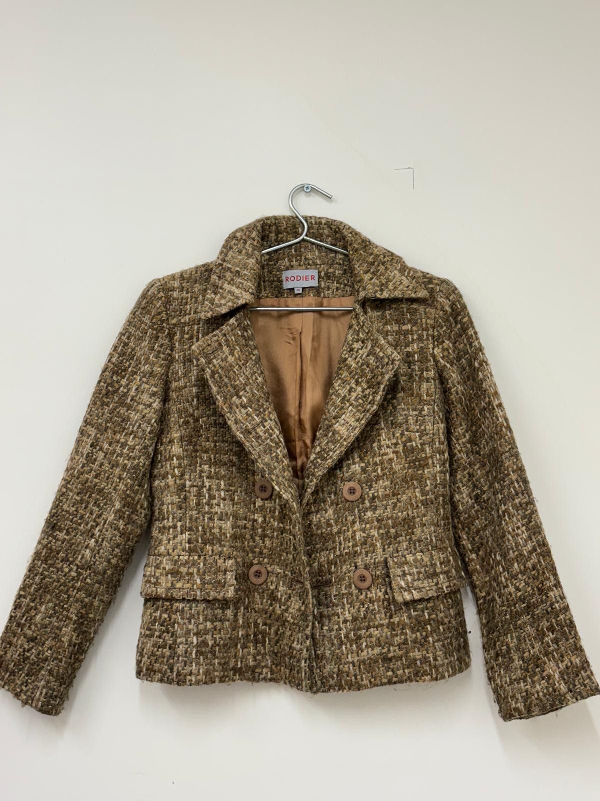Other Rodier Blazer Jacket Vintage Tweed Size XS / US 0-2 / IT 36-38 - 1 Thumbnail