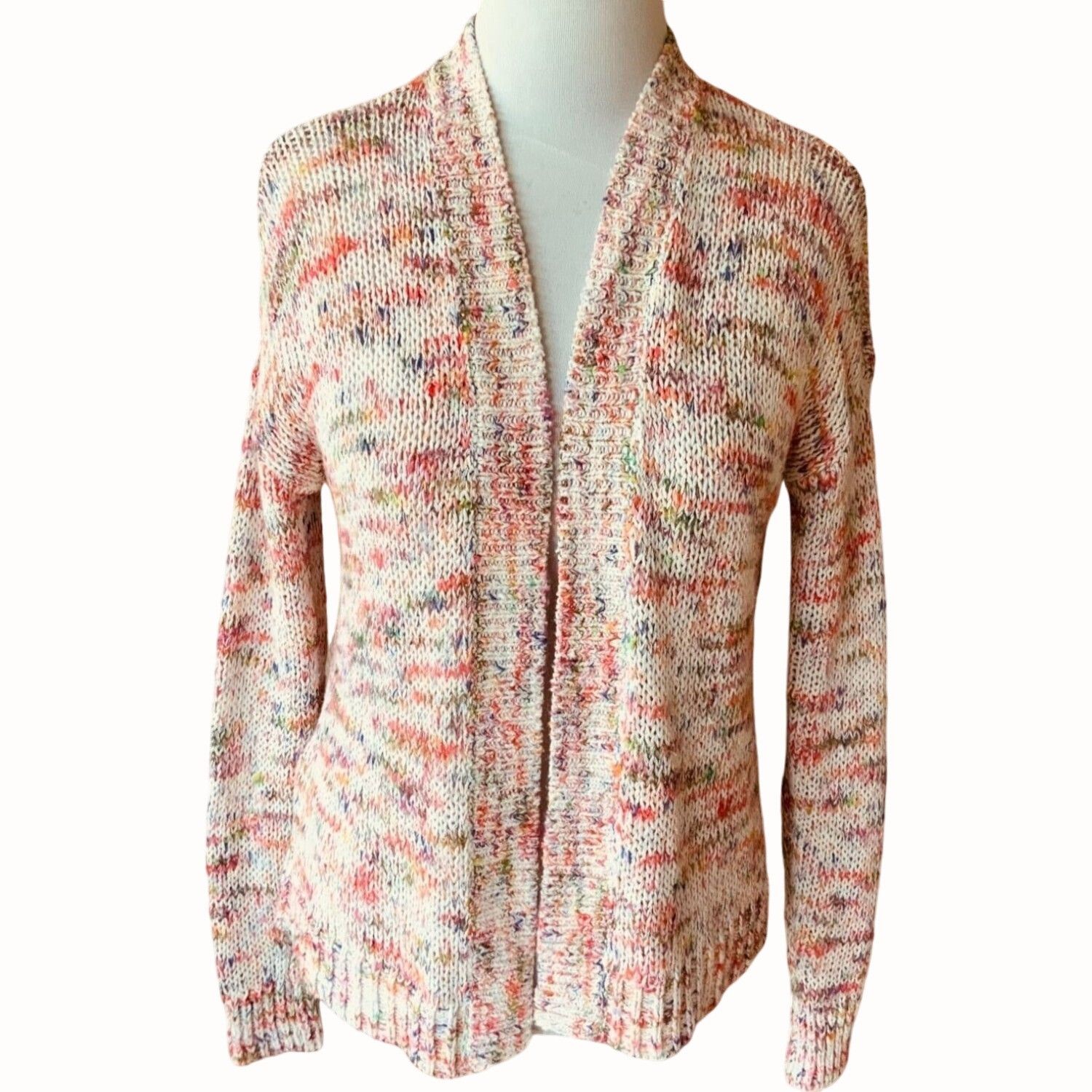 Ann Taylor Ann Taylor Loft Woman XS Multicolor Mingled Pattern Sweater Size XS / US 0-2 / IT 36-38 - 1 Thumbnail