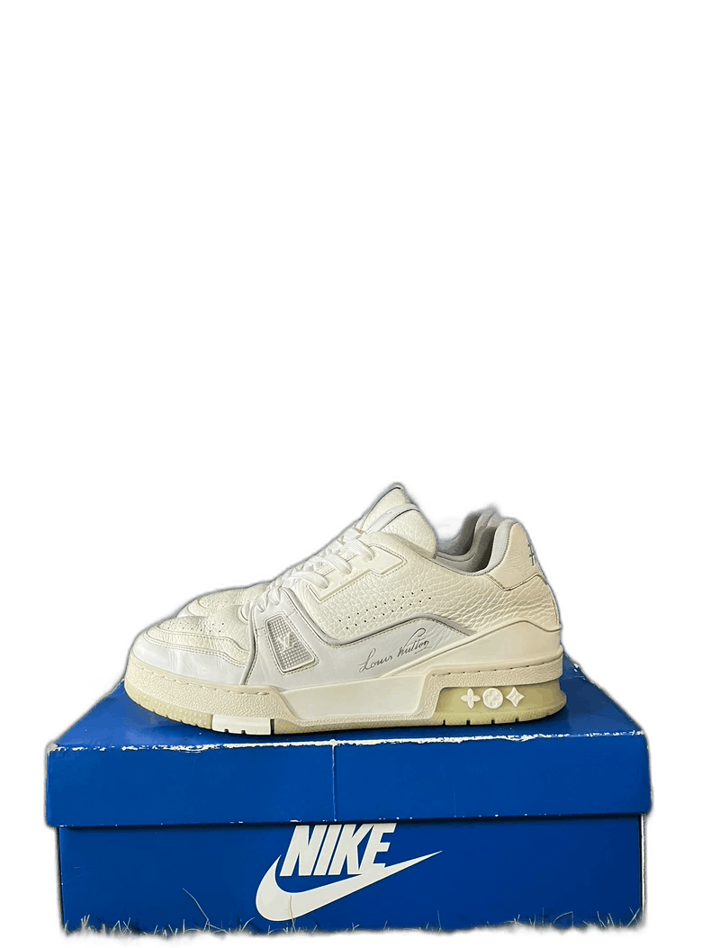 Louis Vuitton Louis Vuitton LV Trainer Sneakers White Cement Size US 8.5 / EU 41-42 - 1 Thumbnail