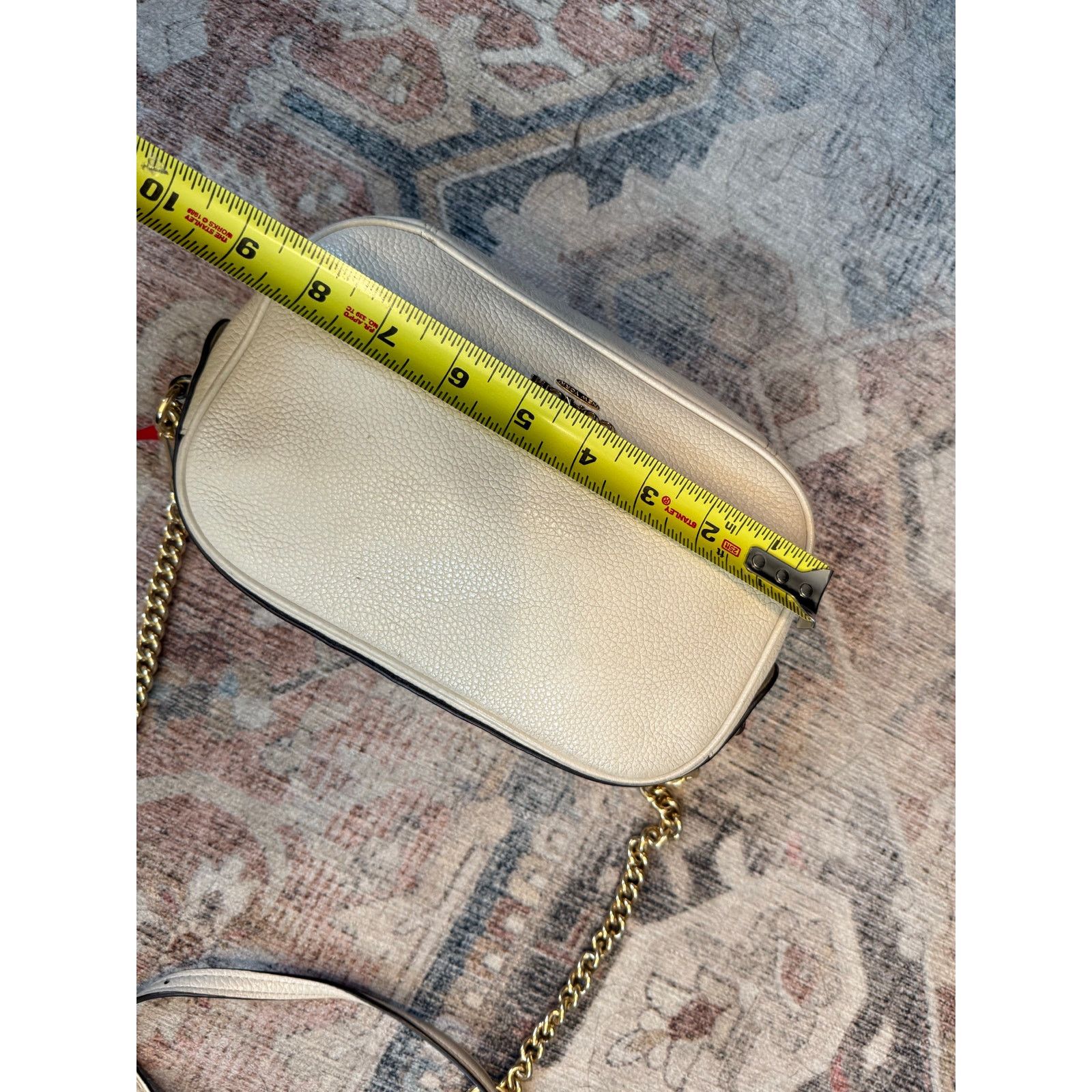 Coach Coach Isla Pebbled Leather Crossbody Chalk Ivory Gold Chain Size ONE SIZE - 5 Thumbnail