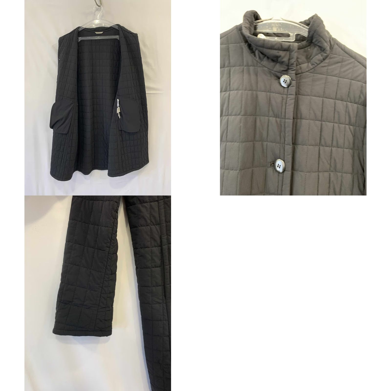Max Mara VINTAGE Weekend Max Mara Quilted Coat Black 42 US 10 Women’s Coat Size L / US 10 / IT 46 - 8 Thumbnail