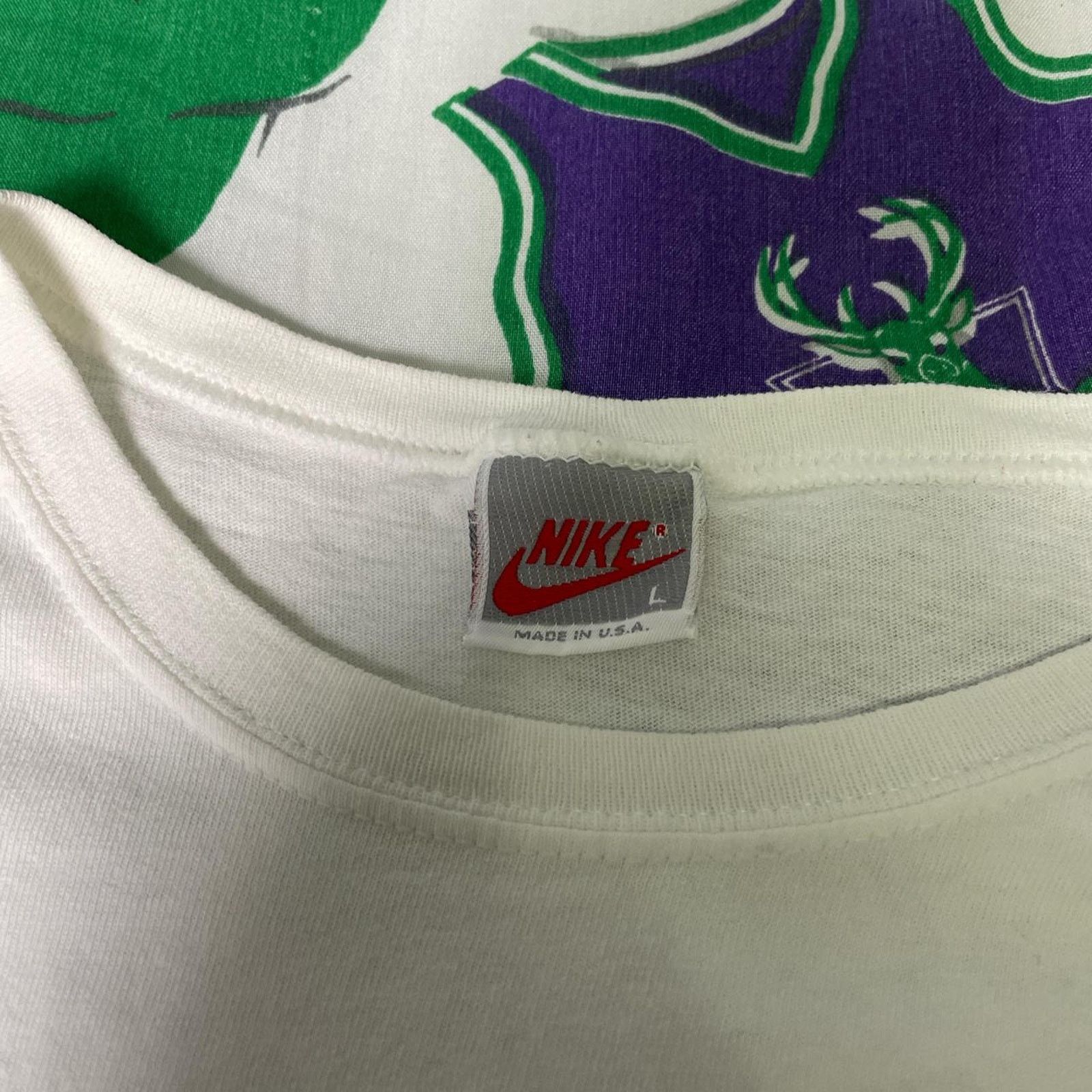 Nike × Vintage Vintage 90s Nike Gymnastics Sports Women Sz L Large T-Shirt Size L / US 10 / IT 46 - 6 Thumbnail