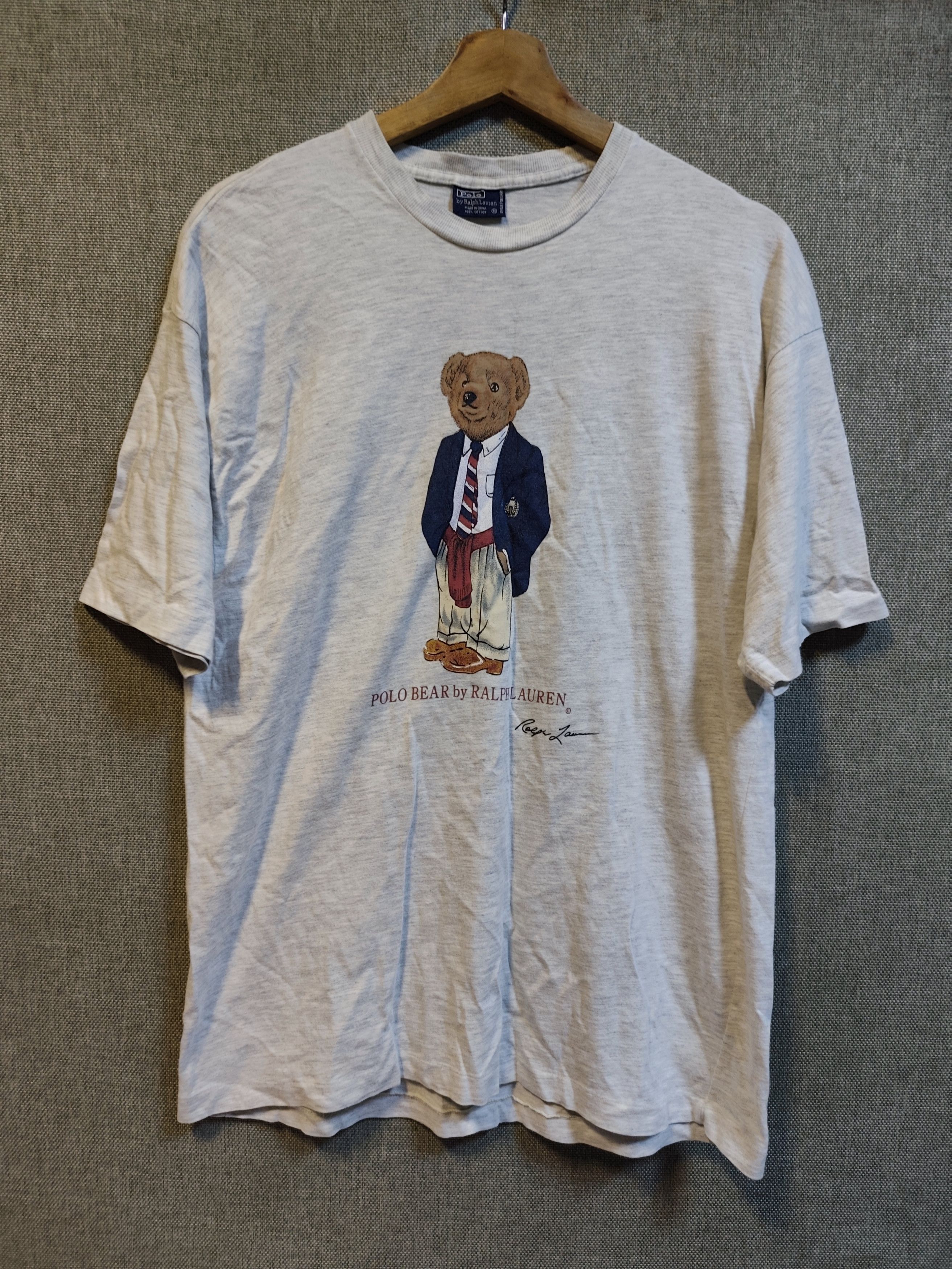 Polo Ralph Lauren vintage 1990s Ralph Lauren Polo Bear Tee Size US M / EU 48-50 / 2 - 1 Thumbnail