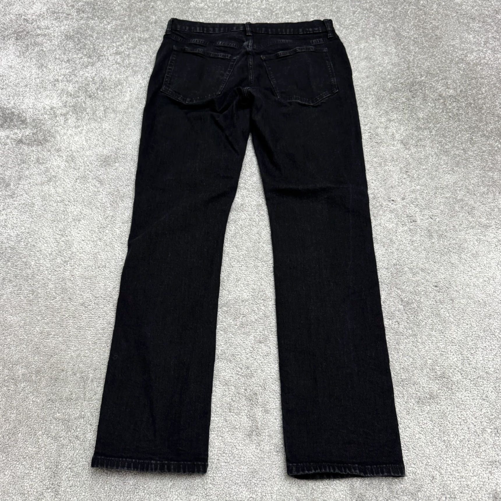 J.Crew J.Crew Jeans Mens 32x32 Flex Straight Denim Cotton Black Classic USA Size US 32 / EU 48 - 2 Thumbnail