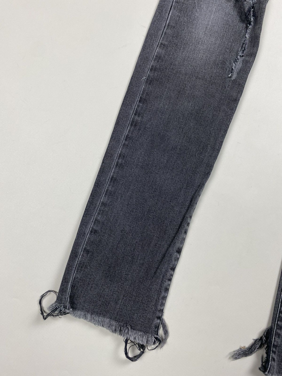 Balenciaga Balenciaga ladies distressed denim skinny biker jeans Size 28" / US 6 / IT 42 - 9 Thumbnail