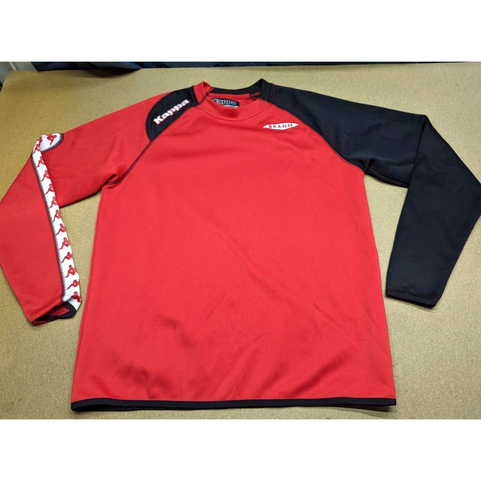 Kappa VINTAGE Kappa Mens Football Training Top Jersey M Red Black Shirt Drill Quick Dry Size US M / EU 48-50 / 2 - 2 Thumbnail