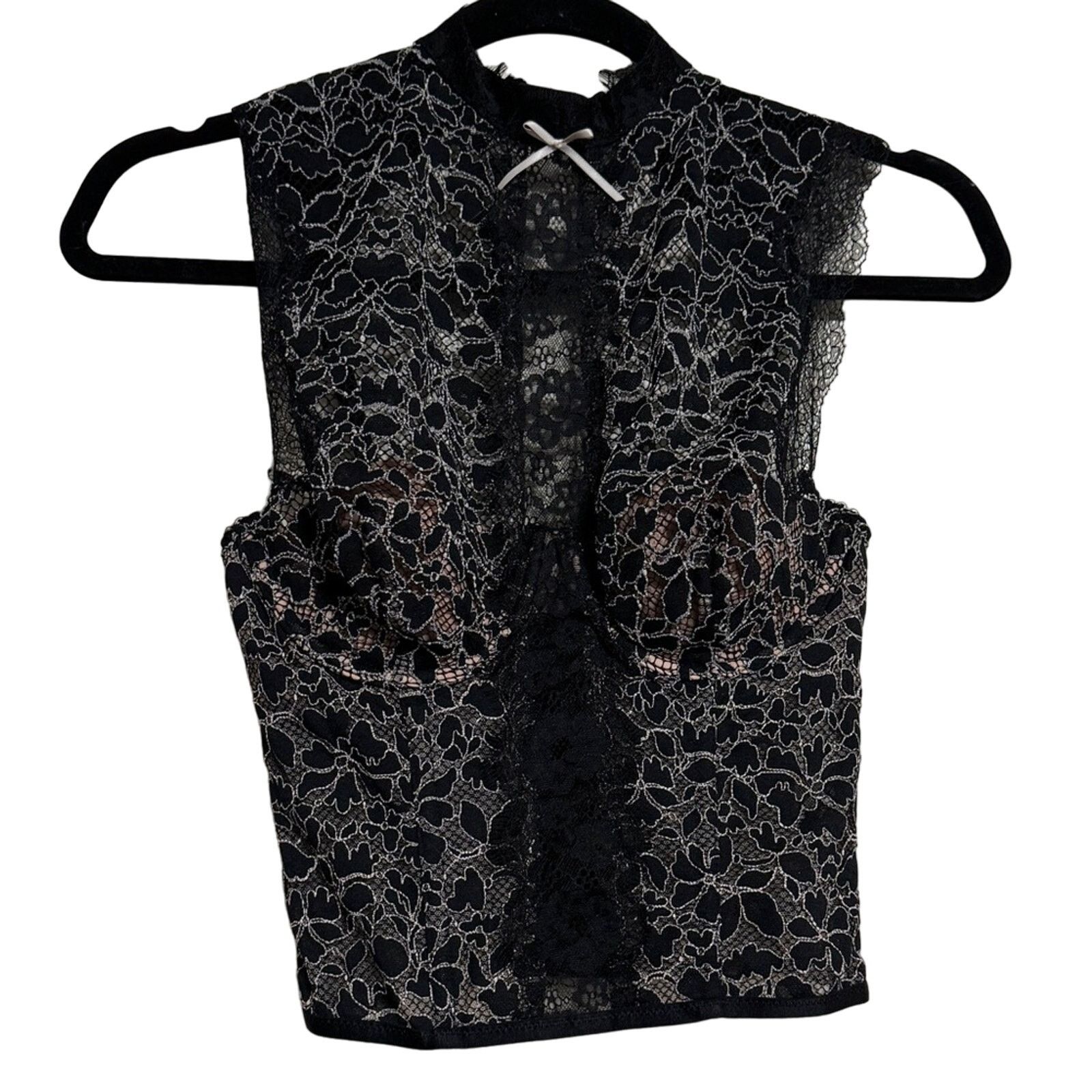 Victoria's Secret Victoria's Secret Corset Bra Top Lace Black Size 34C Size S / US 4 / IT 40 - 2 Thumbnail
