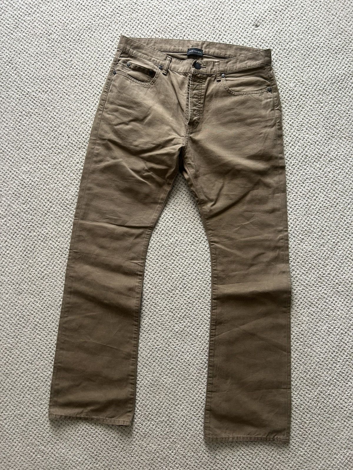 John Elliott Caribou Tan Canvas Size US 33 - 1 Thumbnail