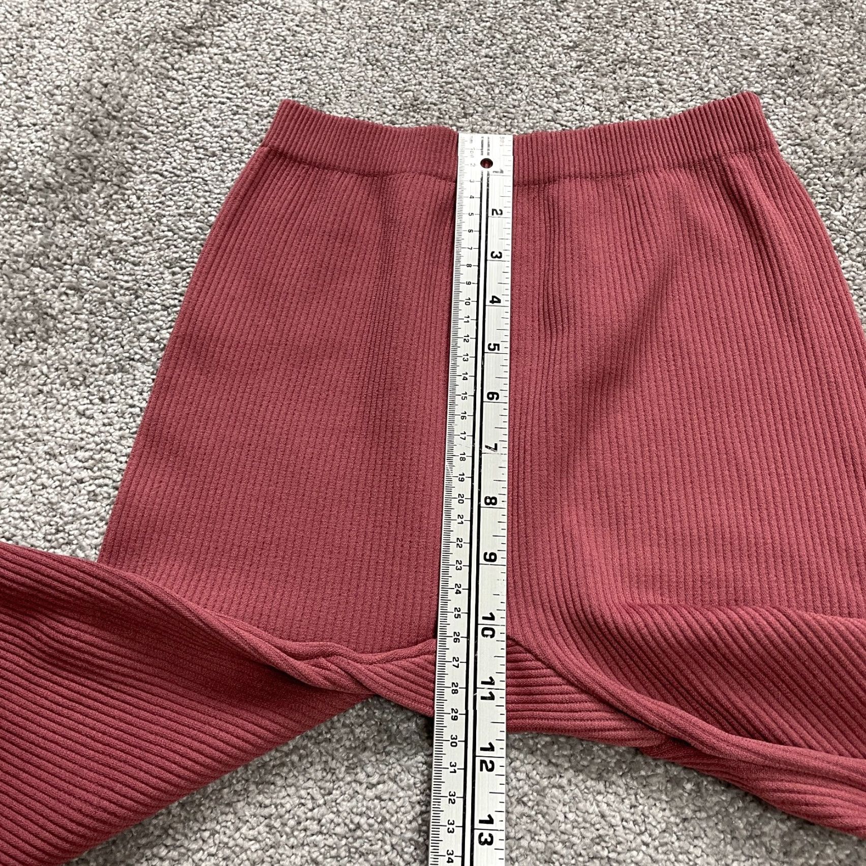 Pinko COTTON CANDY Juniors M Pink Cropped Leggings Athletic Yoga Activewear Size 32" / US 10 / IT 46 - 6 Thumbnail
