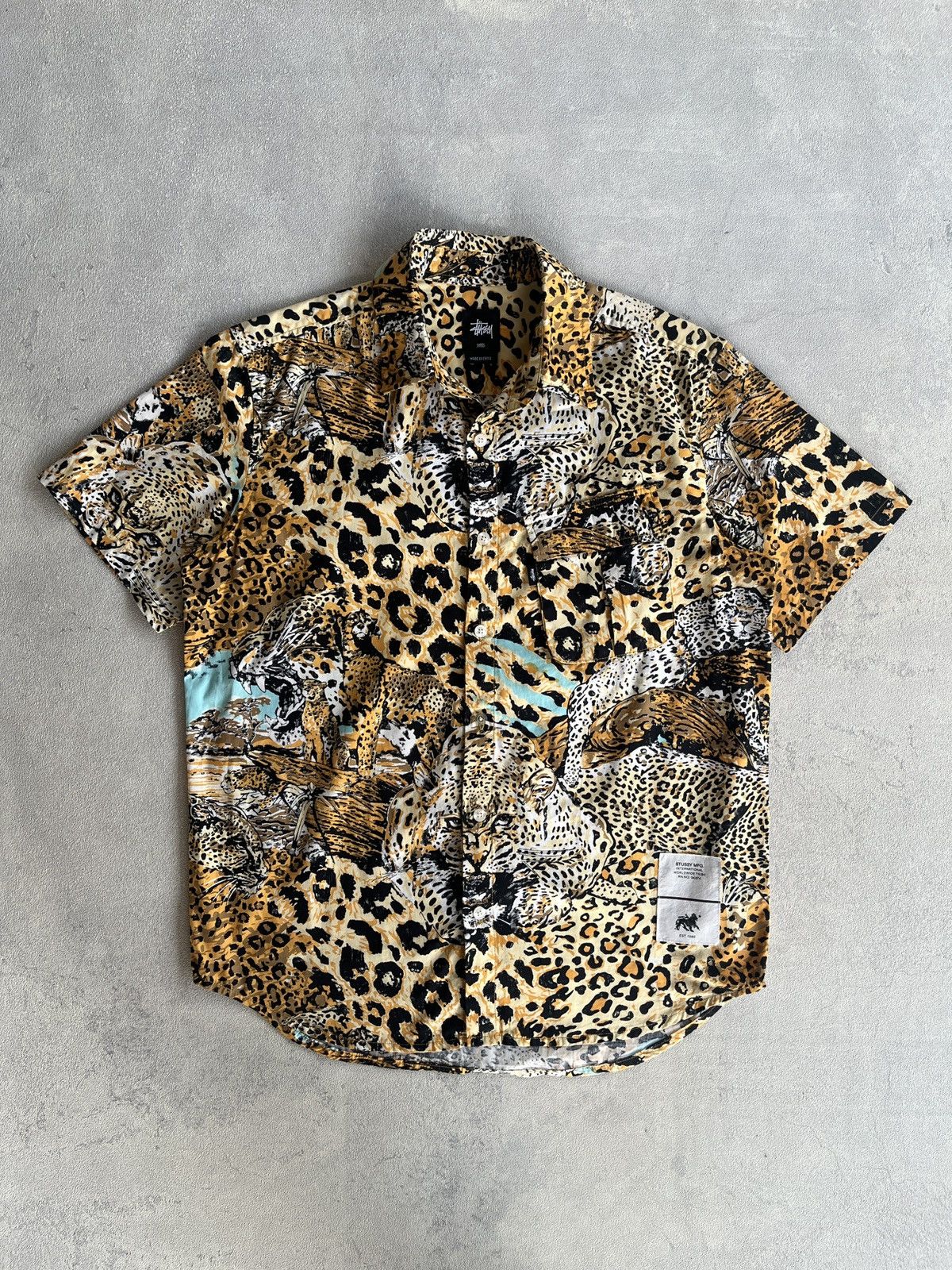 Stussy Leopard Wildlife Collection Shirt