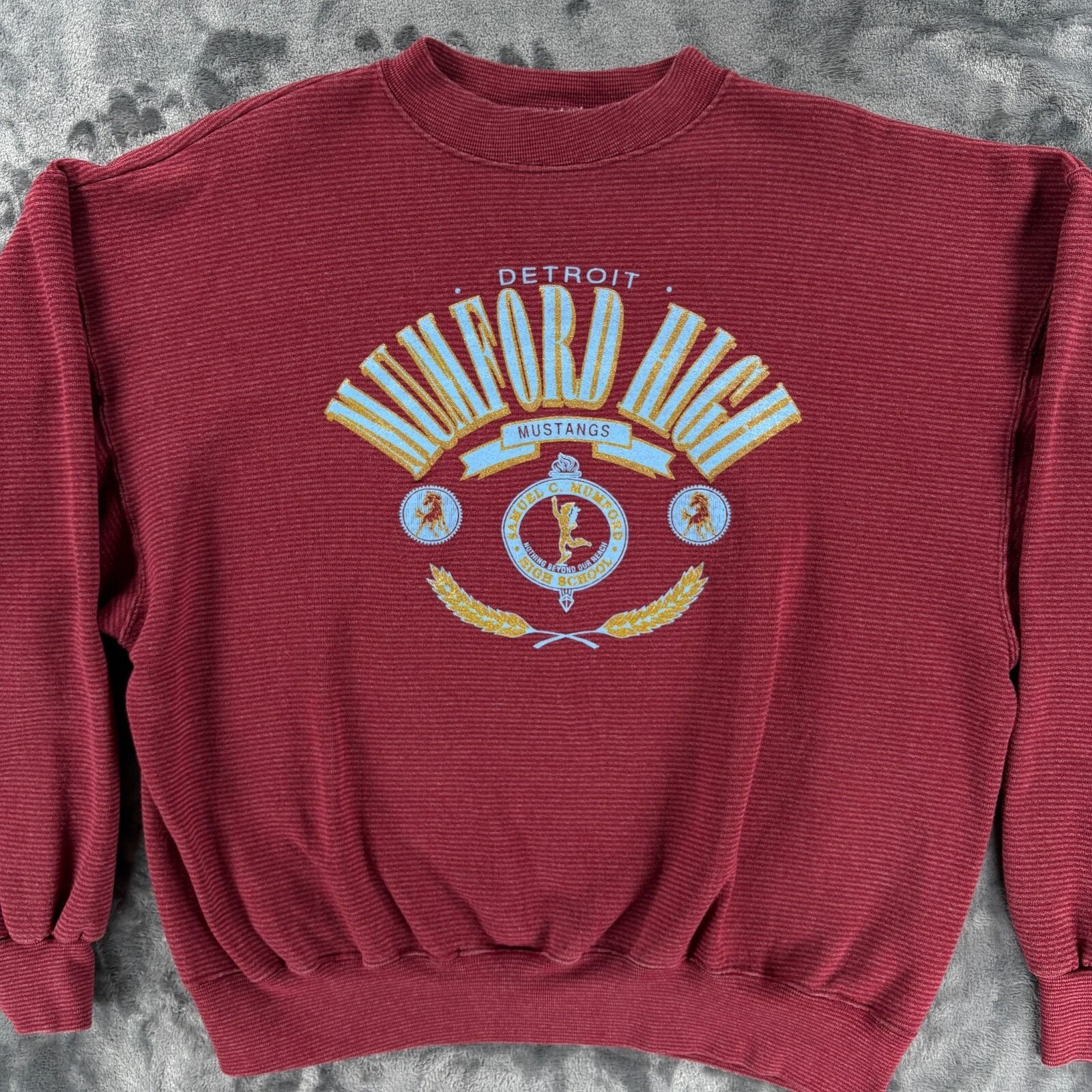 Other Genius Sweatshirt Men L/XL Detroit High School Mumford Musta Size US L / EU 52-54 / 3 - 16 Thumbnail