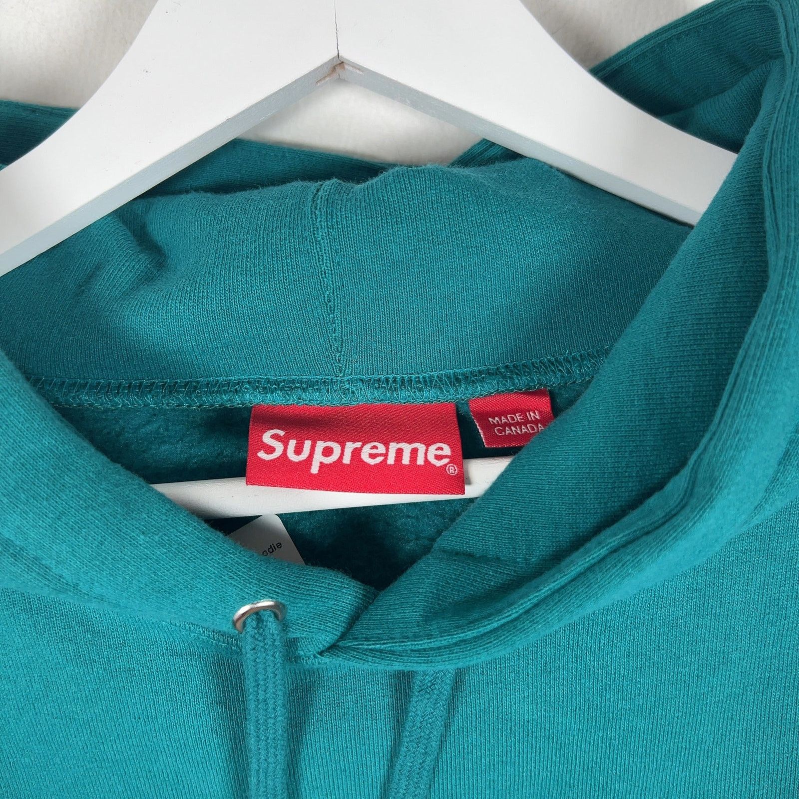 Supreme Supreme Enamel Small Box Logo Teal Hoodie Size US L / EU 52-54 / 3 - 4 Thumbnail