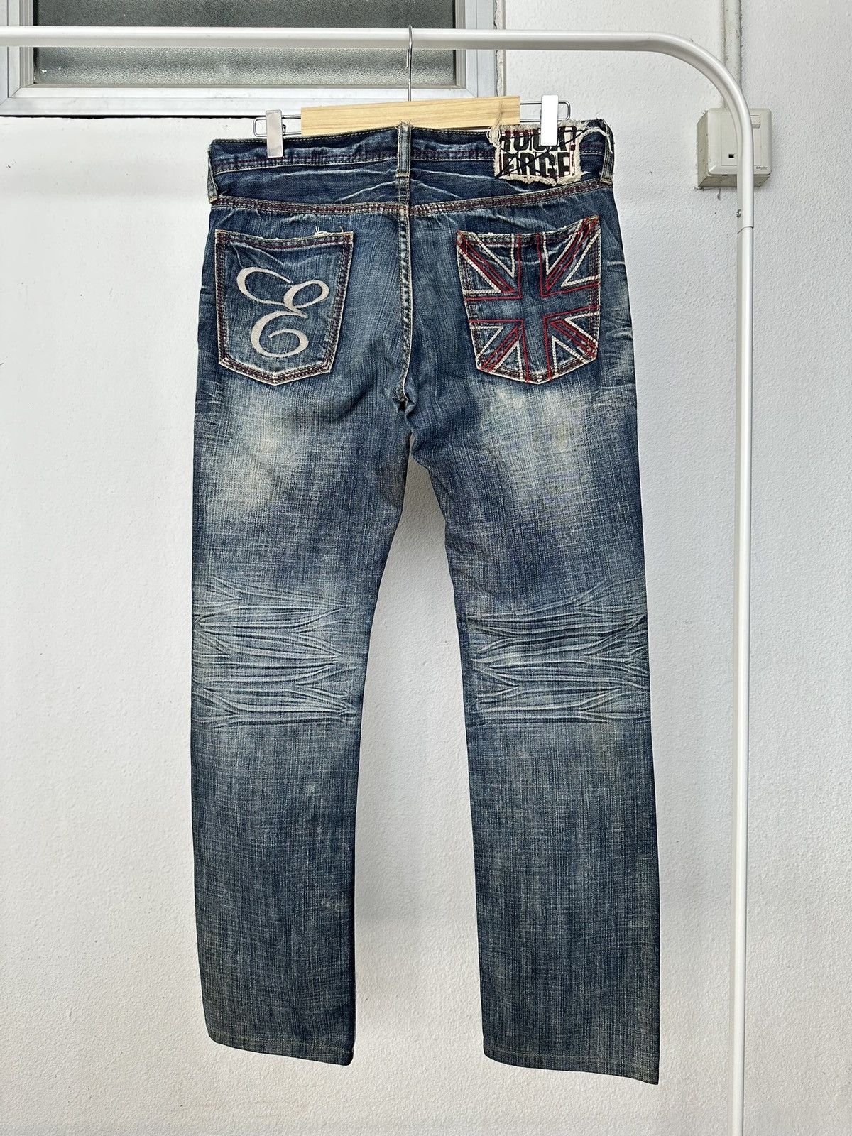 5351 POUR LES HOMMES SS2009 Edge Rupert ''Rockstar Edge '' distressed boro denim Size US 32 / EU 48 - 25 Thumbnail