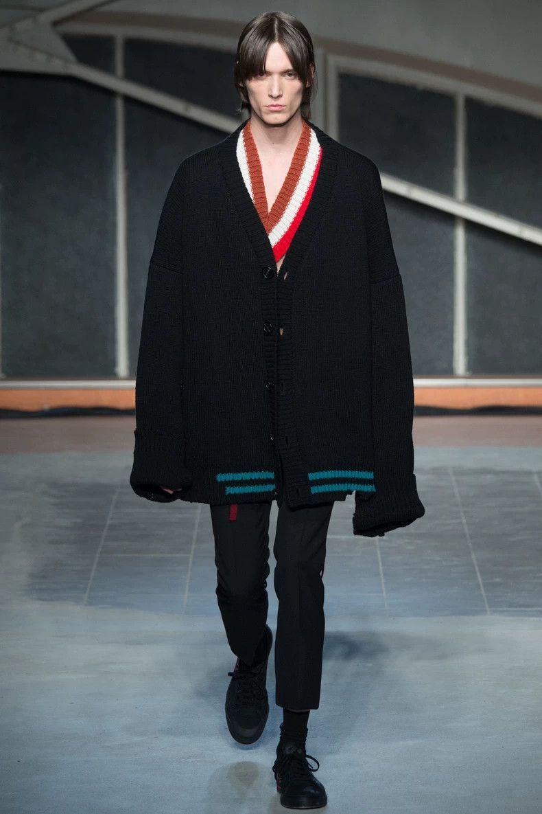 Raf Simons Raf Simons Oversized knitted cardigan sweater-2506 Size US M / EU 48-50 / 2 - 3 Thumbnail