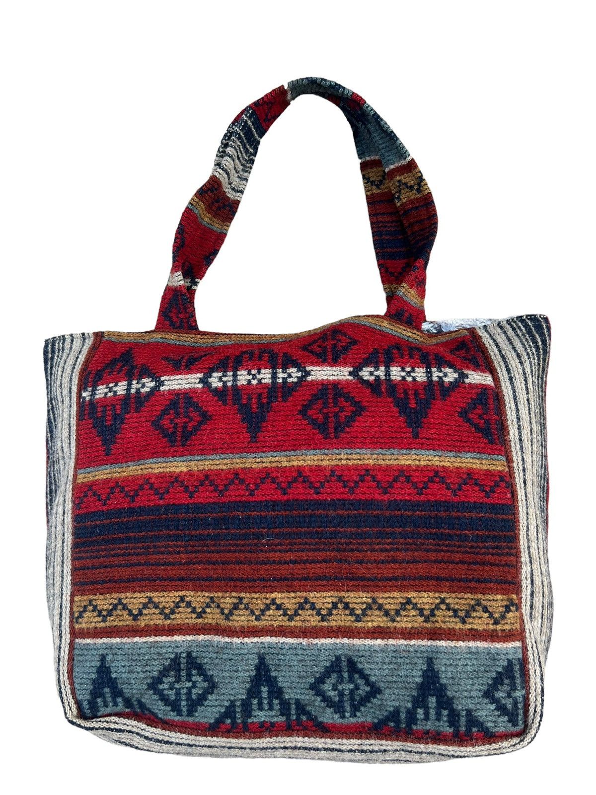 Johnson Woolen Mills Vintage Johnson Woollen Miils Indian Native Wool Tote Bag Size ONE SIZE - 3 Thumbnail
