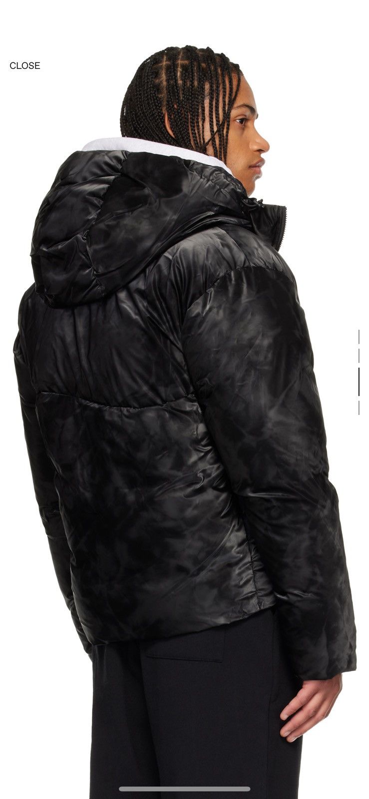 Dime Dime Wavy Puffer Smoke Black Size US L / EU 52-54 / 3 - 14 Thumbnail
