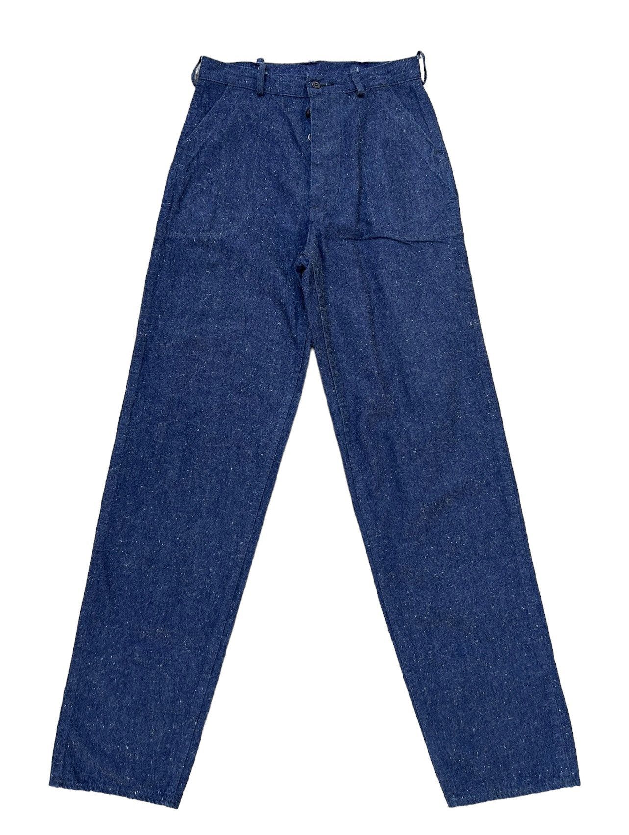 image of Military x Tcb Jeans Japan 40S Inspired Usn Indigo Denim Fatigue Pant in Indigo Blue (Size 29)