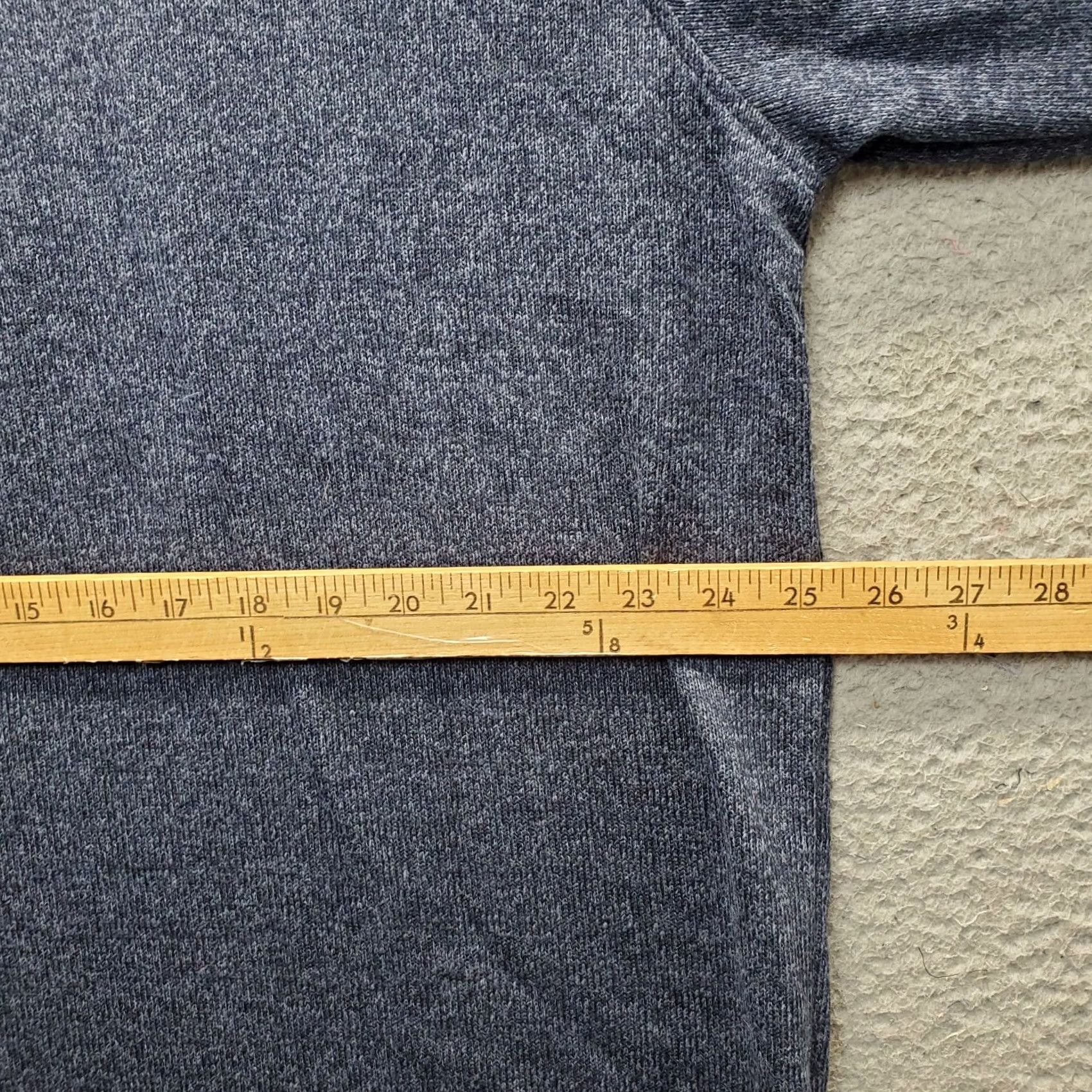 Izod IZOD Mens Pullover Sweater 2XL Blue Knit Embroidered Logo Quarter Zip Size US XXL / EU 58 / 5 - 3 Thumbnail