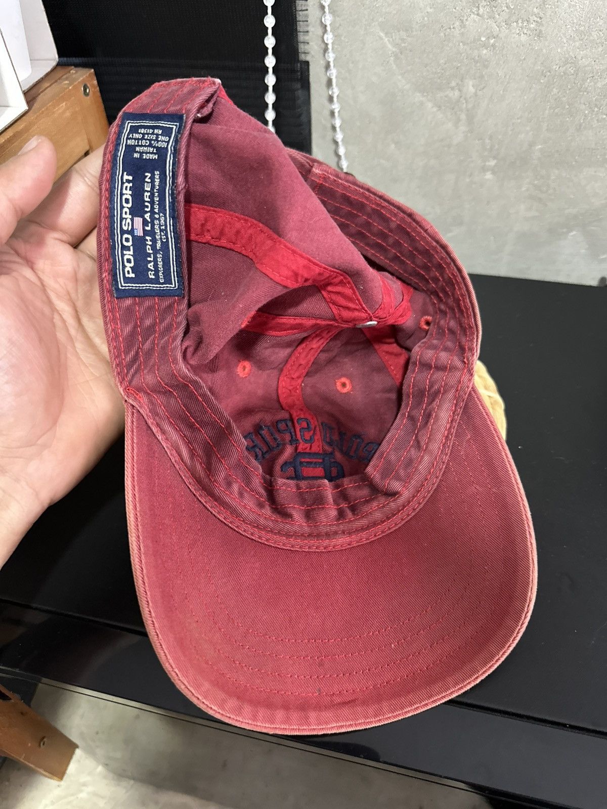 Polo Ralph Lauren 2000 Polo Sport Ralph Lauren Logo PS Cap Size ONE SIZE - 7 Thumbnail