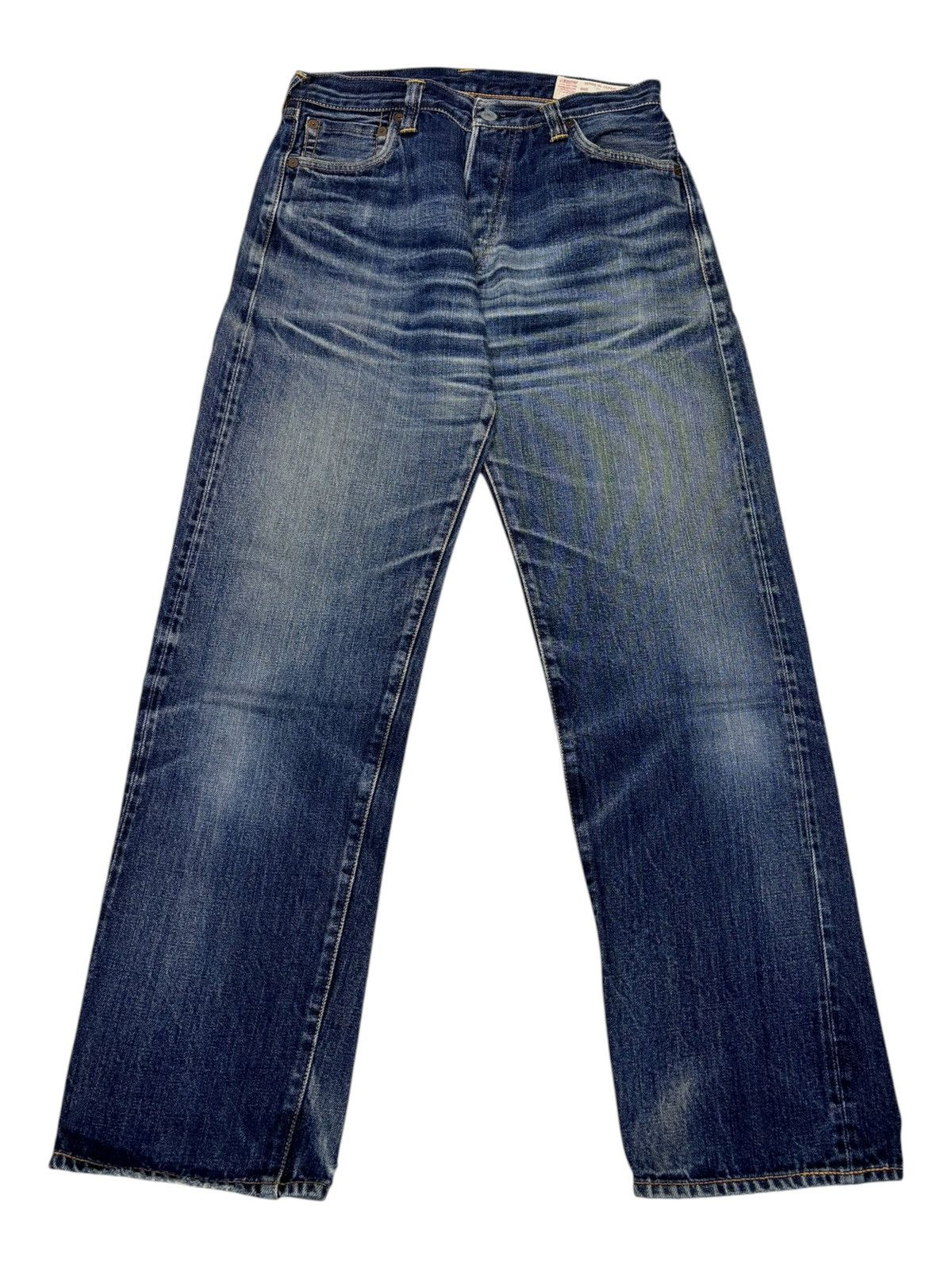 Evisu THRASHED EVISU SELVEDGE CLAWMARK DISTRESSED DENIM JEANS Size US 29 - 4 Thumbnail