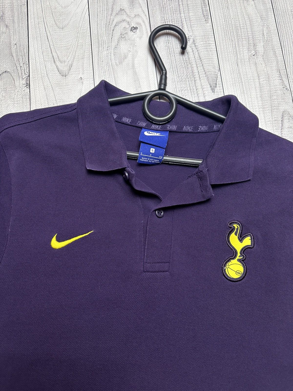 Nike × Vintage Vintage Nike Tottenham Spurs polo purple size S Size US S / EU 44-46 / 1 - 2 Thumbnail