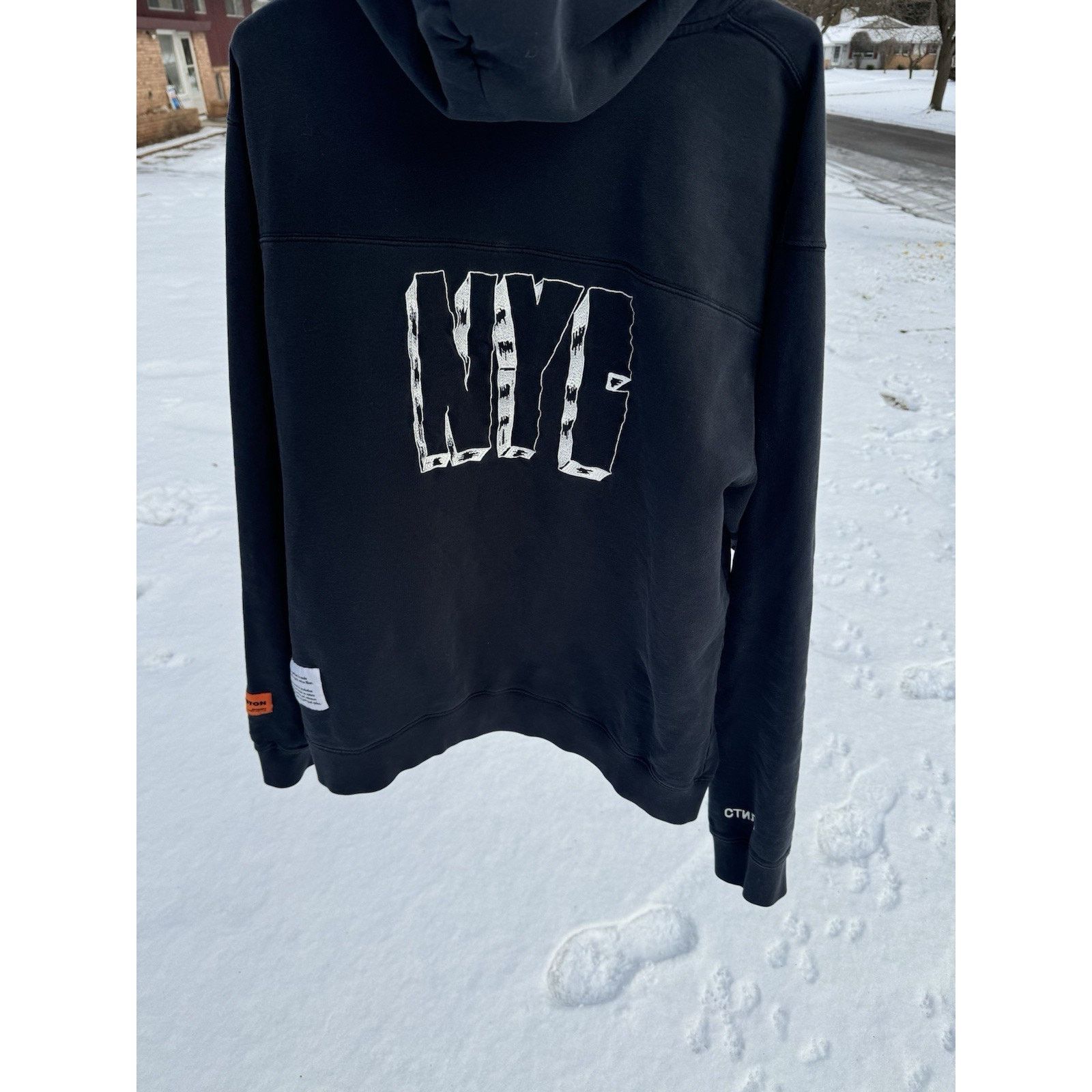 Heron Preston Heron Preston Black Hoodie fits Large (check description) Size US M / EU 48-50 / 2 - 2 Thumbnail