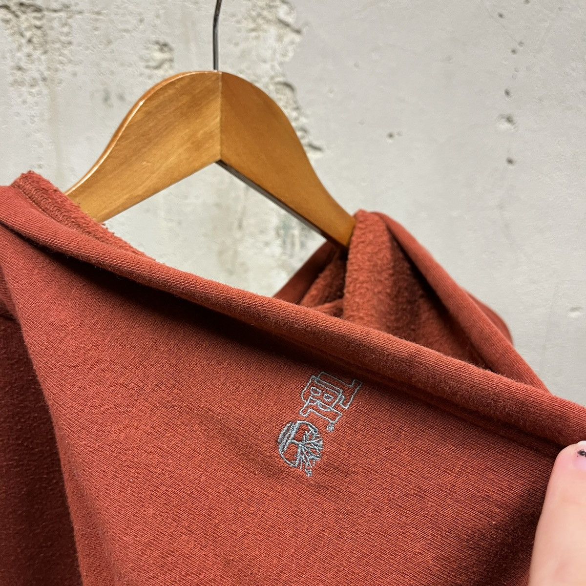 Timberland × Vintage Timberland 73 Vintage Y2K Burnt Orange Red Hoodie Sweatshirt Size US XXL / EU 58 / 5 - 5 Thumbnail
