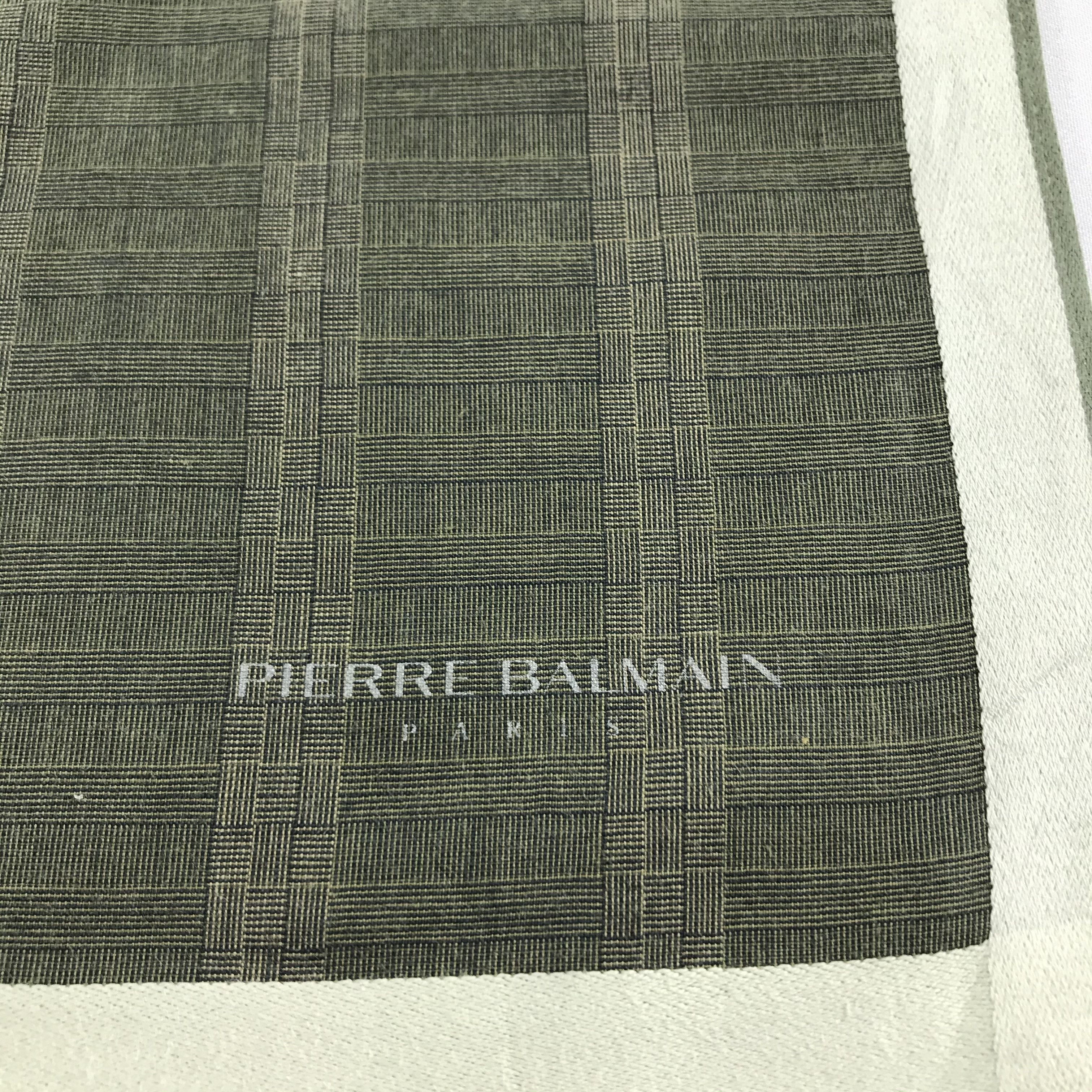 Pierre Balmain Pierre Balmain Handkerchief Neckerchief Bandana H905 Size ONE SIZE - 3 Thumbnail