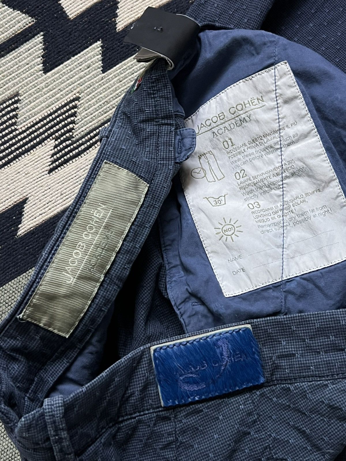 Jacob Cohen Jacob Cohen Academy Exclusive Handmade Luxury Pants Size US 34 / EU 50 - 12 Thumbnail