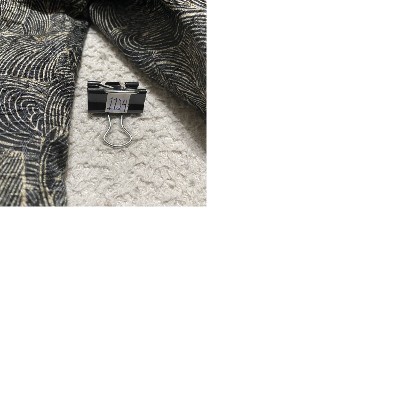 Vintage Chico's Blazer Shirt Womens Large Black Silk Blend Geometric Beaded Embellished Size L / US 10 / IT 46 - 9 Thumbnail