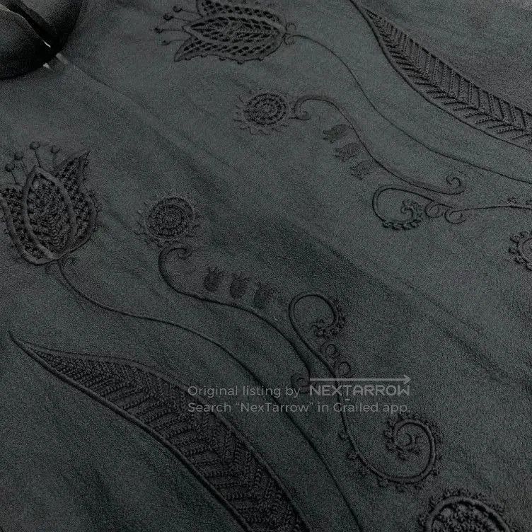 Other Black Embroidered Sheer Vest Top. Size M / US 6-8 / IT 42-44 - 8 Thumbnail