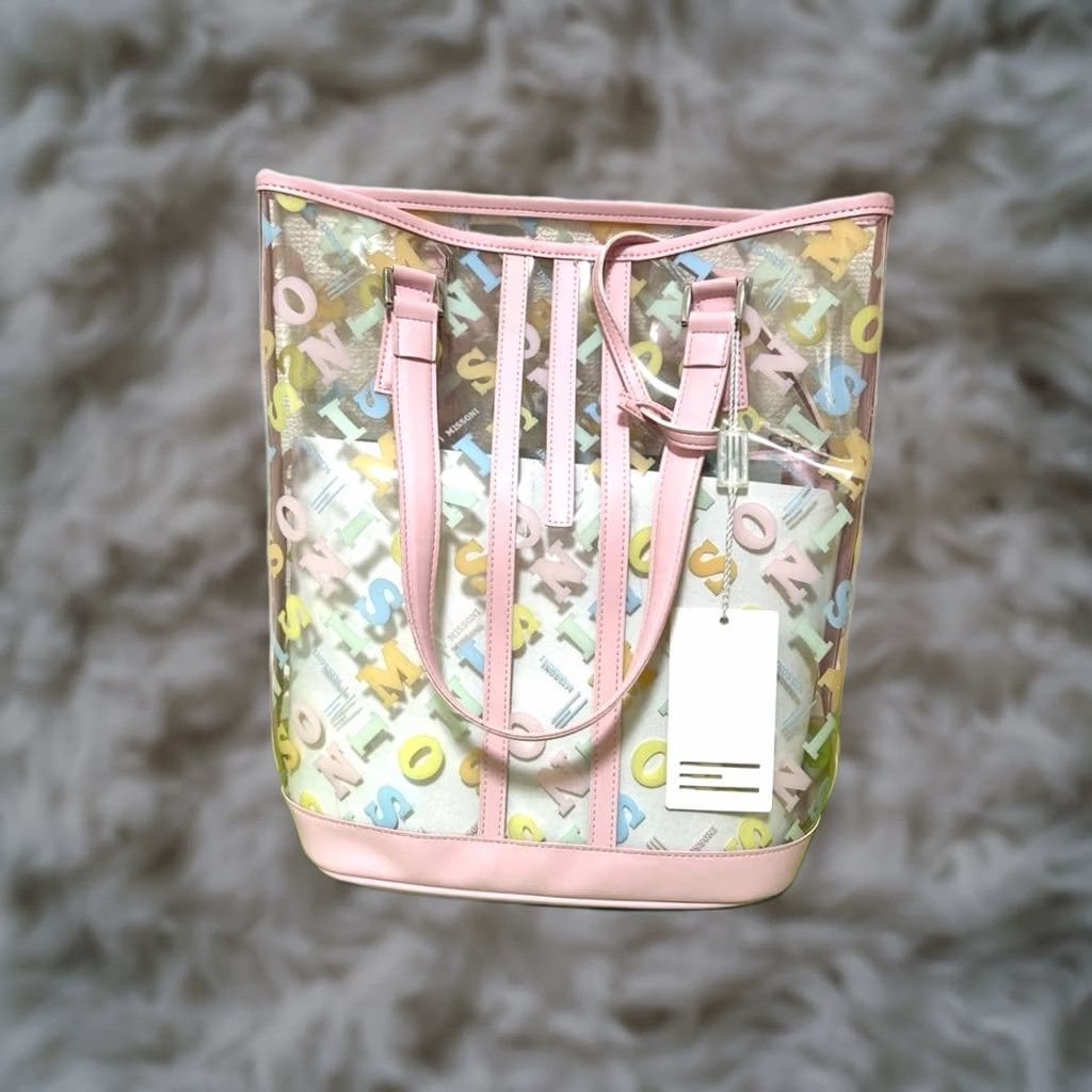 Missoni Missoni Clear Bag Skeleton Limited Edition Multicolor Pattern Style Iconic E Bag Women Medium Size ONE SIZE - 1 Thumbnail