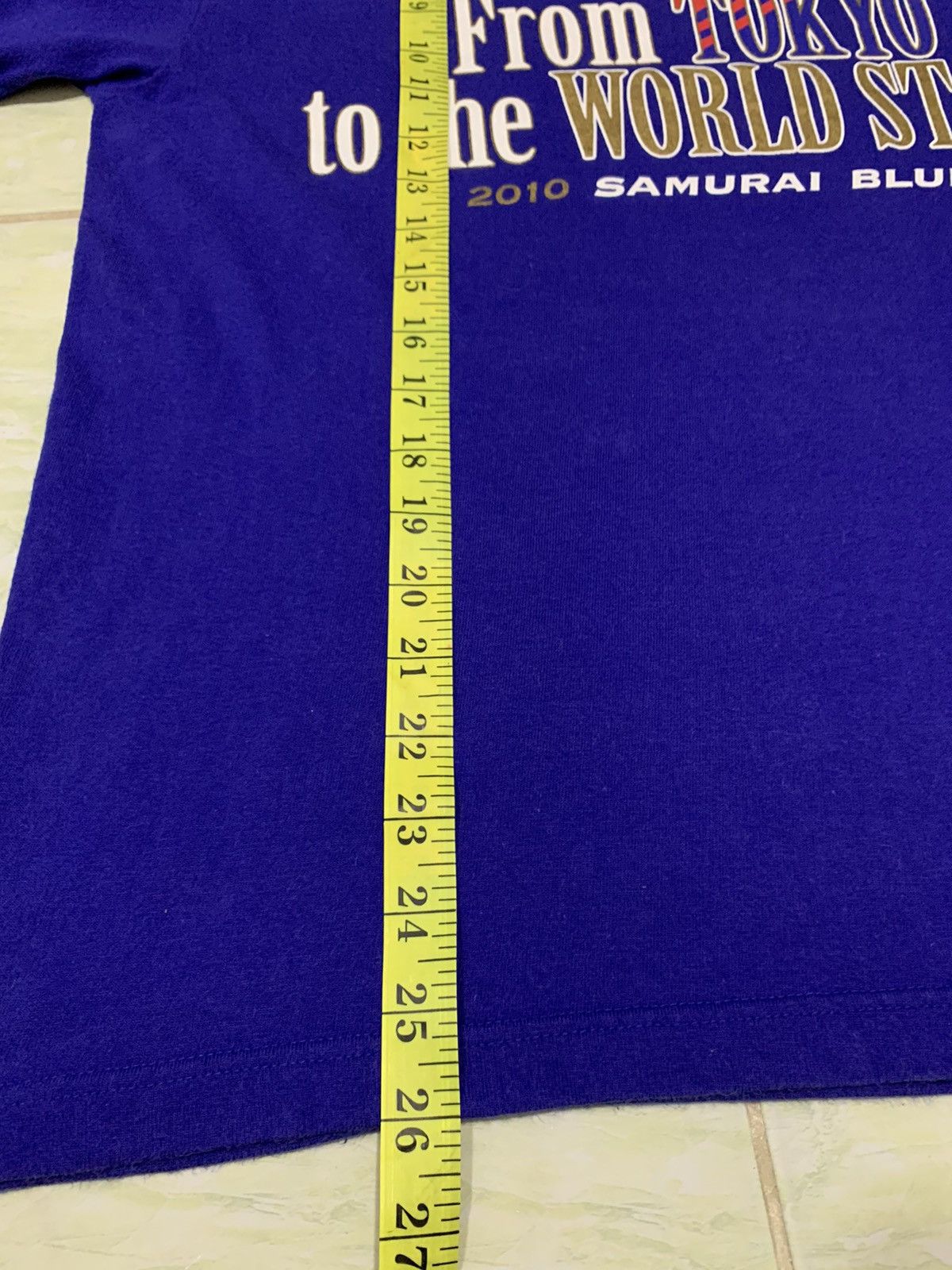 Japanese Brand Y2K Samurai Blue FC Tokyo 2010 Tee Size US M / EU 48-50 / 2 - 8 Thumbnail