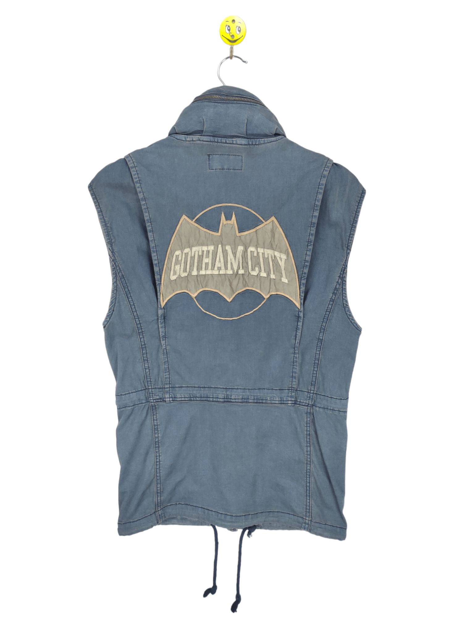 DC Comics Steals🔥Vest Zip Up Gotham City Patched Size US S / EU 44-46 / 1 - 2 Thumbnail