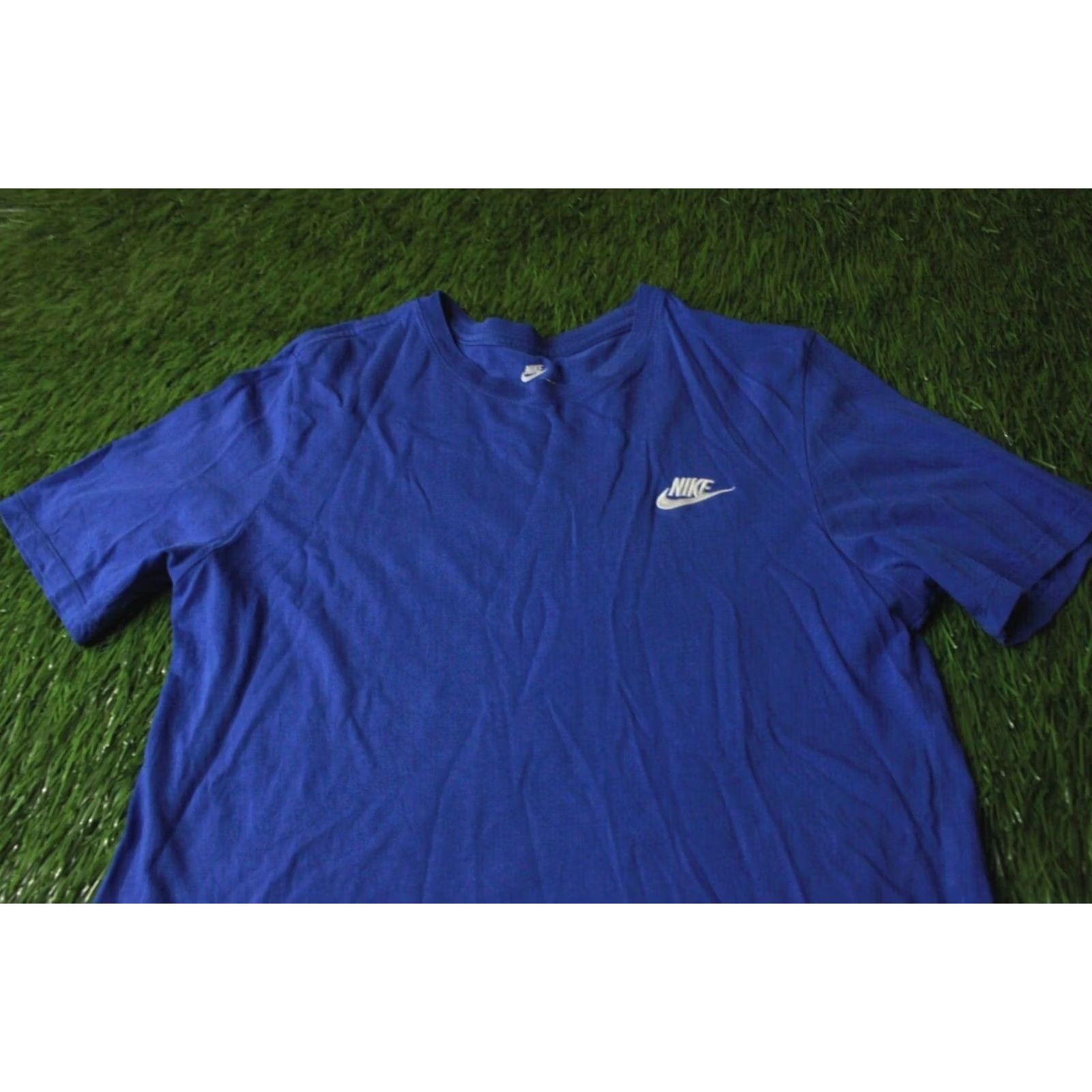 Nike Nike Club Embrd Original Men Casual Shirt T-Shirt Tee Jersey M 827021-463 Blue Nike Tee Mens Regular Short Sleeve Cotton 2018 Size US M / EU 48-50 / 2 - 2 Thumbnail