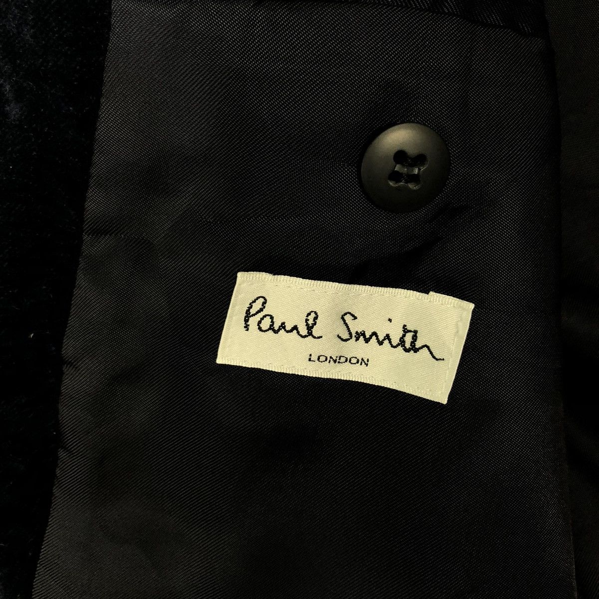 Vintage 🔥Vtg Velvet Jacket Double Breast Paul Smith London Size US M / EU 48-50 / 2 - 15 Thumbnail