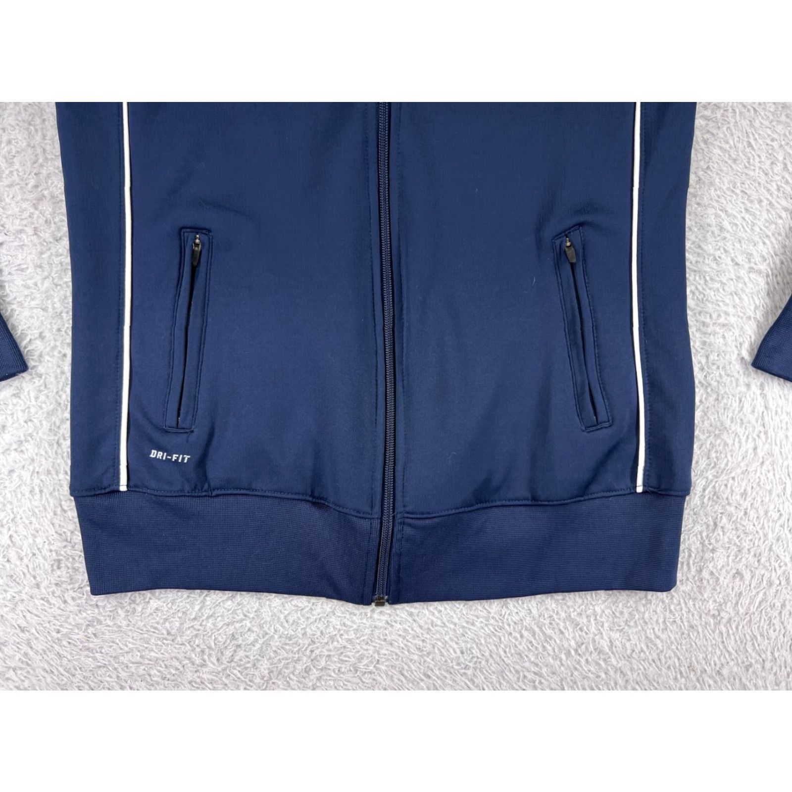 Nike Nike Sweater Mens Large Blue Full Zip Mock Neck Soccer Arizona Shield Crest Size US L / EU 52-54 / 3 - 7 Thumbnail